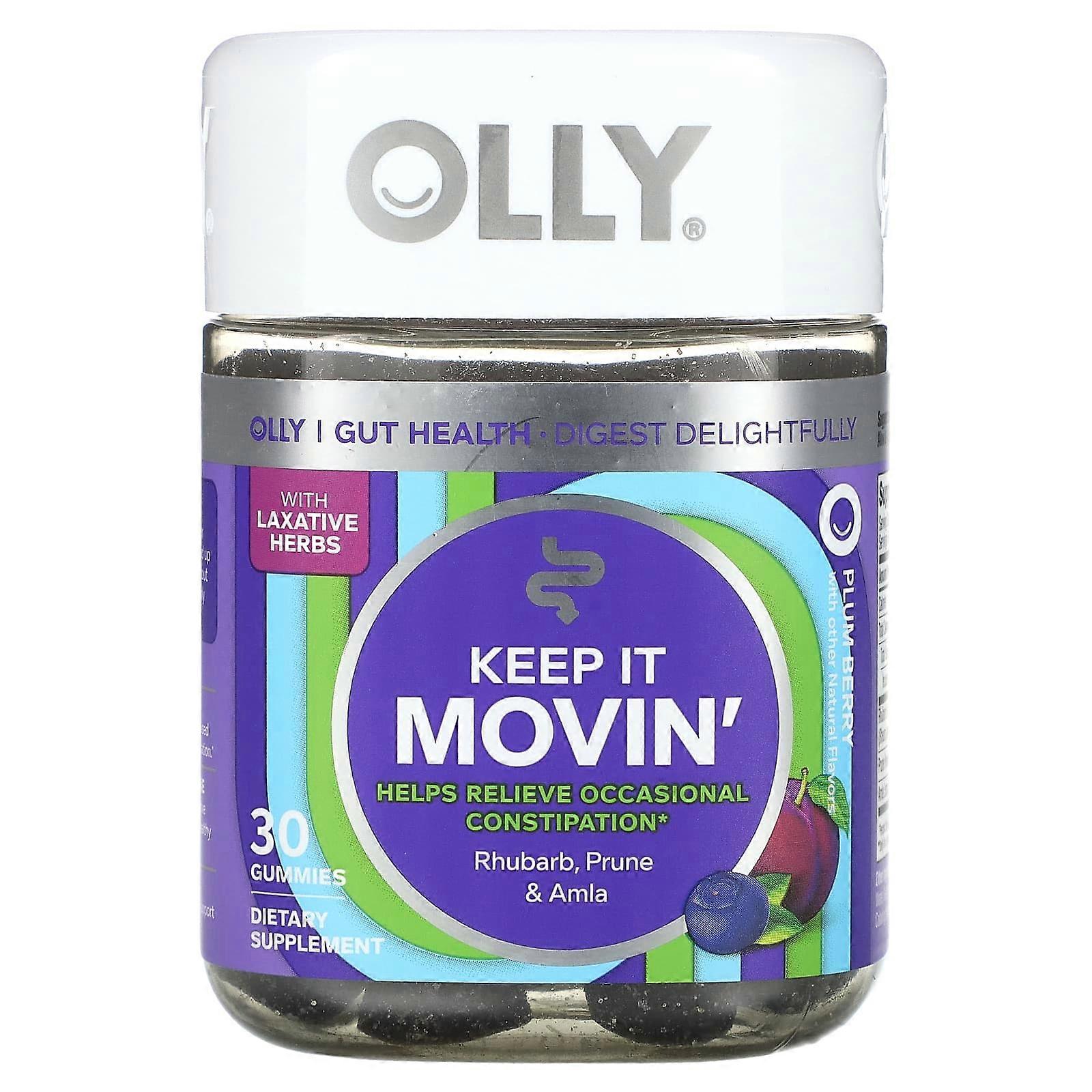 Keep It Movin', Plum Berry, 30 Gummies