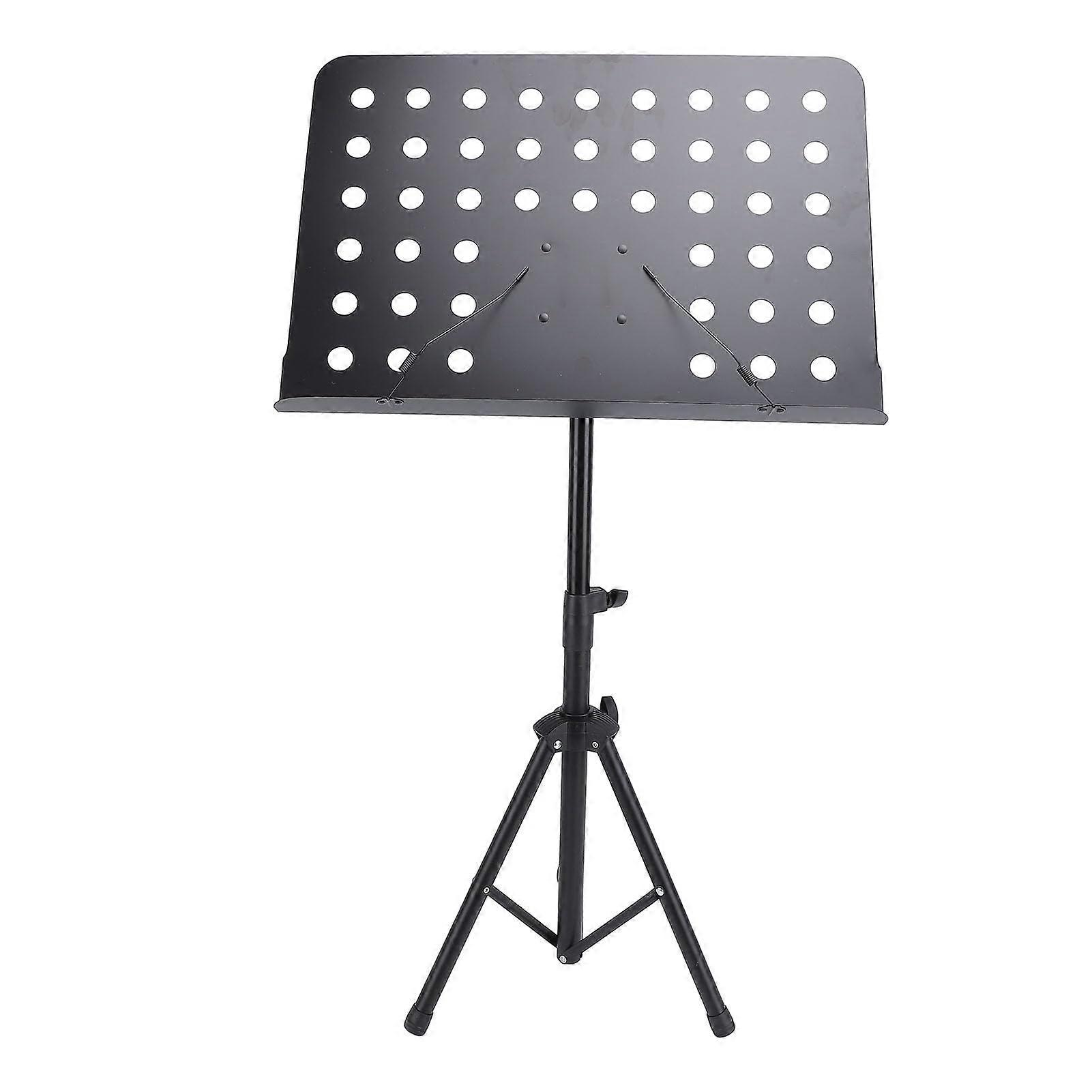 Portable Floor Book Stand Adjustable Music Stand For Travel With Carrying Bag Folding  Stability Band Instrumental
