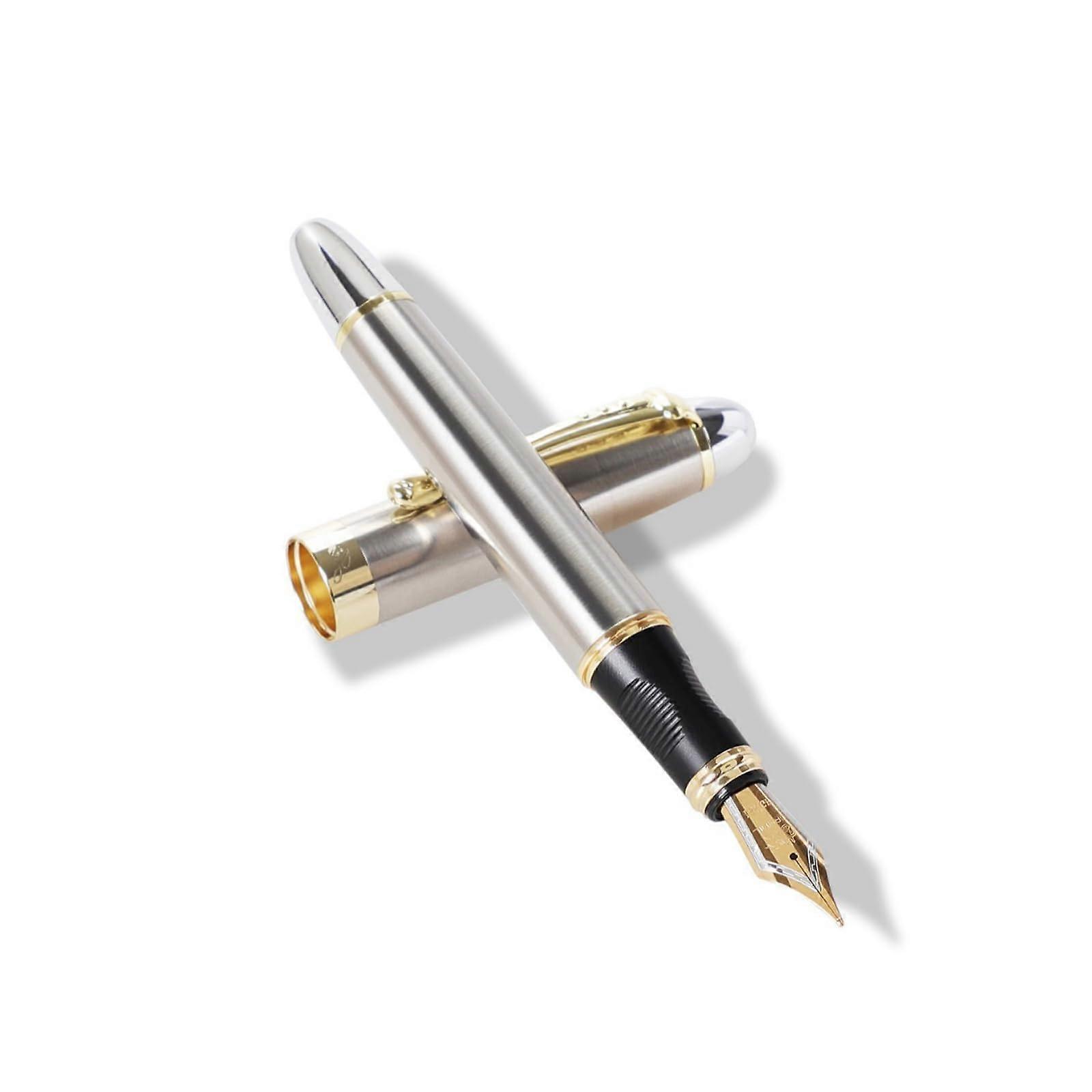 0.5mm Fountain Pen With Metal Body For Smooth Writing And Calligraphy Suitable For Business And School