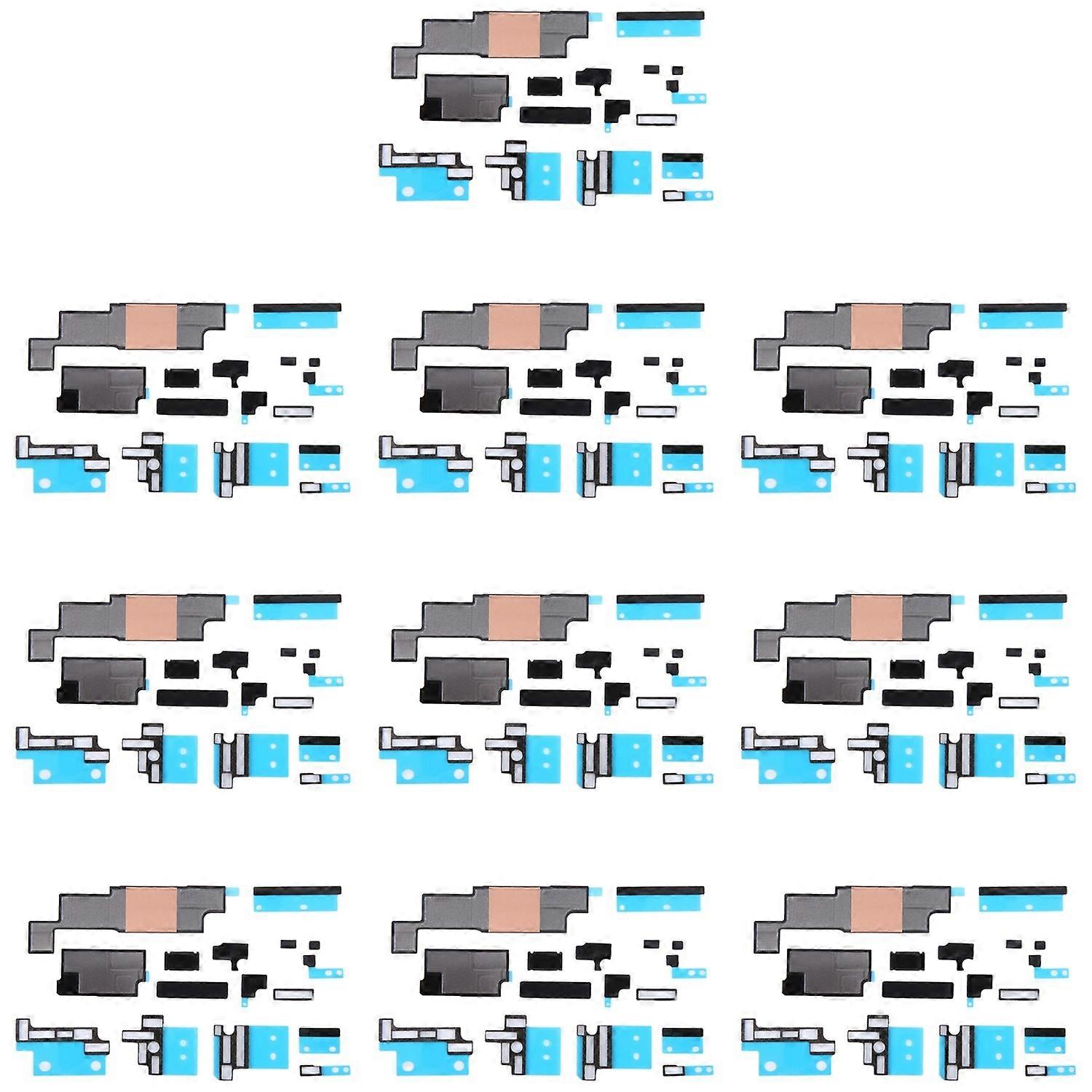 For iPhone 15 / 15 Plus 10sets Mainboard Sticker + FPC Sponge Foam Pads