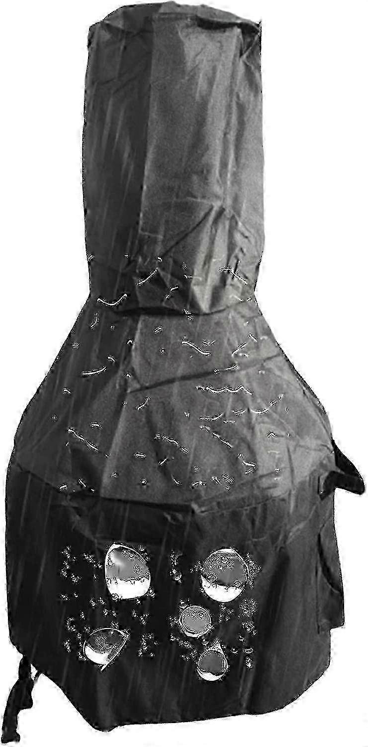 Funda de chiminea de jardín con cordón | Material impermeable 210D