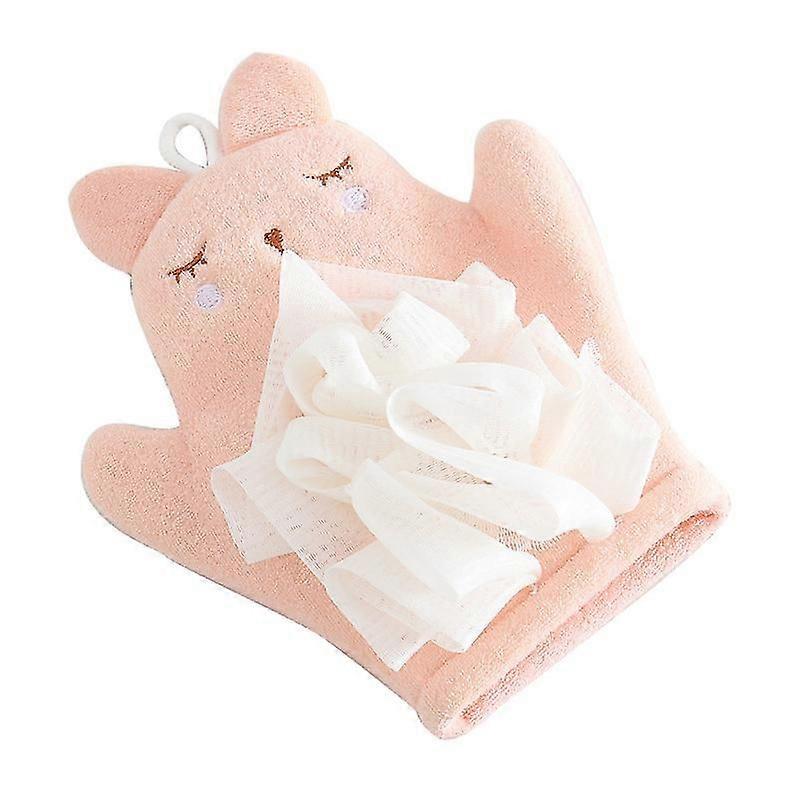Kinderbadetuch, multifunktionaler Cartoon-Schwamm, Babybadeball, Badehandschuhe, Bademassagegerät