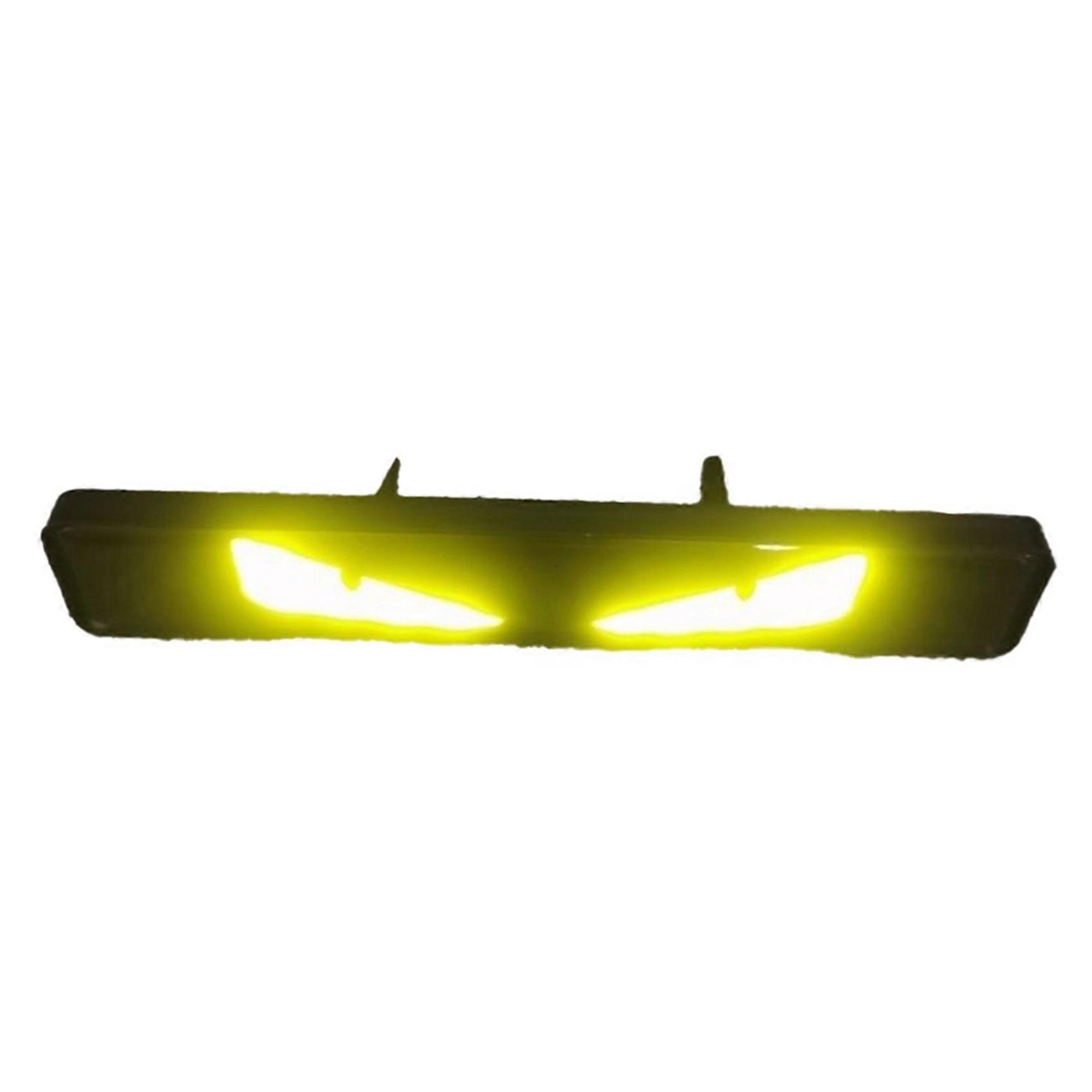 Devil'S Eye Logo Light Medium Mesh Light Car Modification Decorative Strip LED Luminous Decoration A