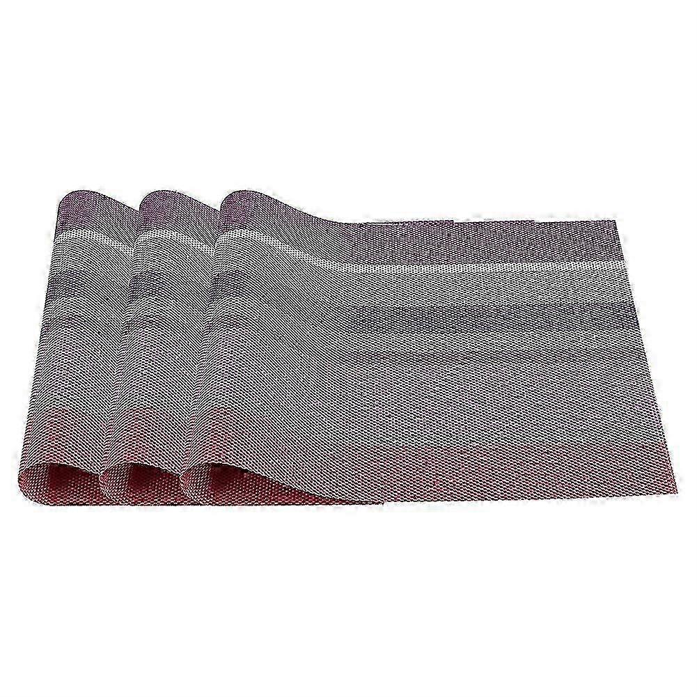 PVC Placemat with Slip-resistant Pad for Bar Restaurant Dining Tables