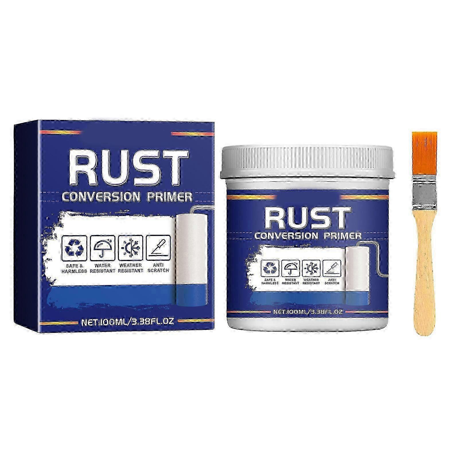 2025 Rust Conversion Primer for Gate 100ml Rust-Resistant Primer Primer for Rust Stair Railings Rustpoofing
