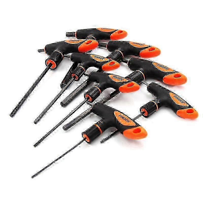 Hex Key Set With T-Handle 2/2.5/3/4/5/6/8/10mm 8pcs Wrench Set T-Shaped