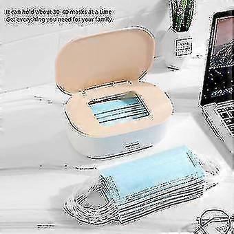 Paper Mask Storage Box Household Large-capacity Mask Storage Box Wet Tissue Storage Box Gray