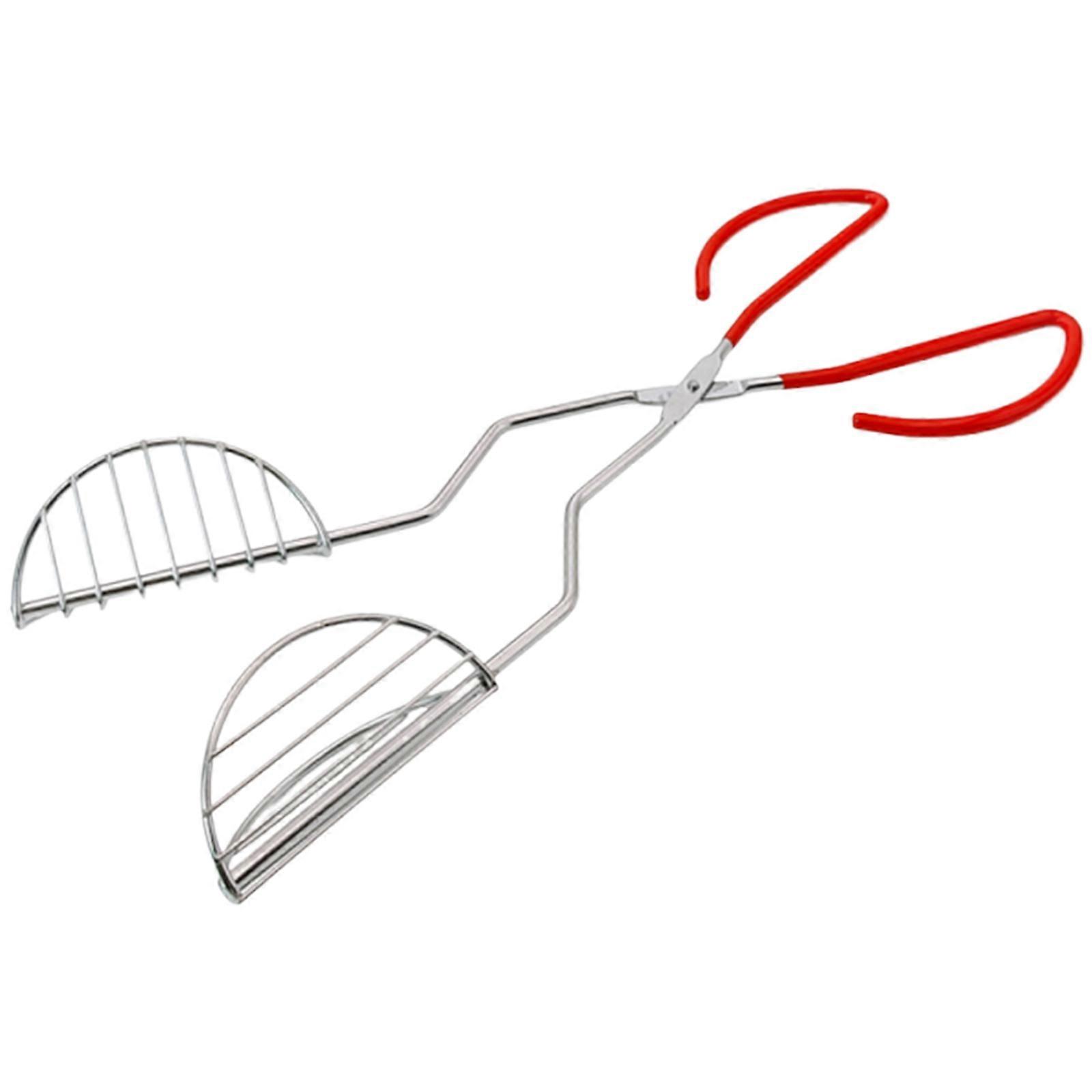 Multipurpose Tortillas Shaping Tool With Ergonomic Grip Tacos Shell Shaping Clamp For Tacos Quesadillas And Flatbreads  Red