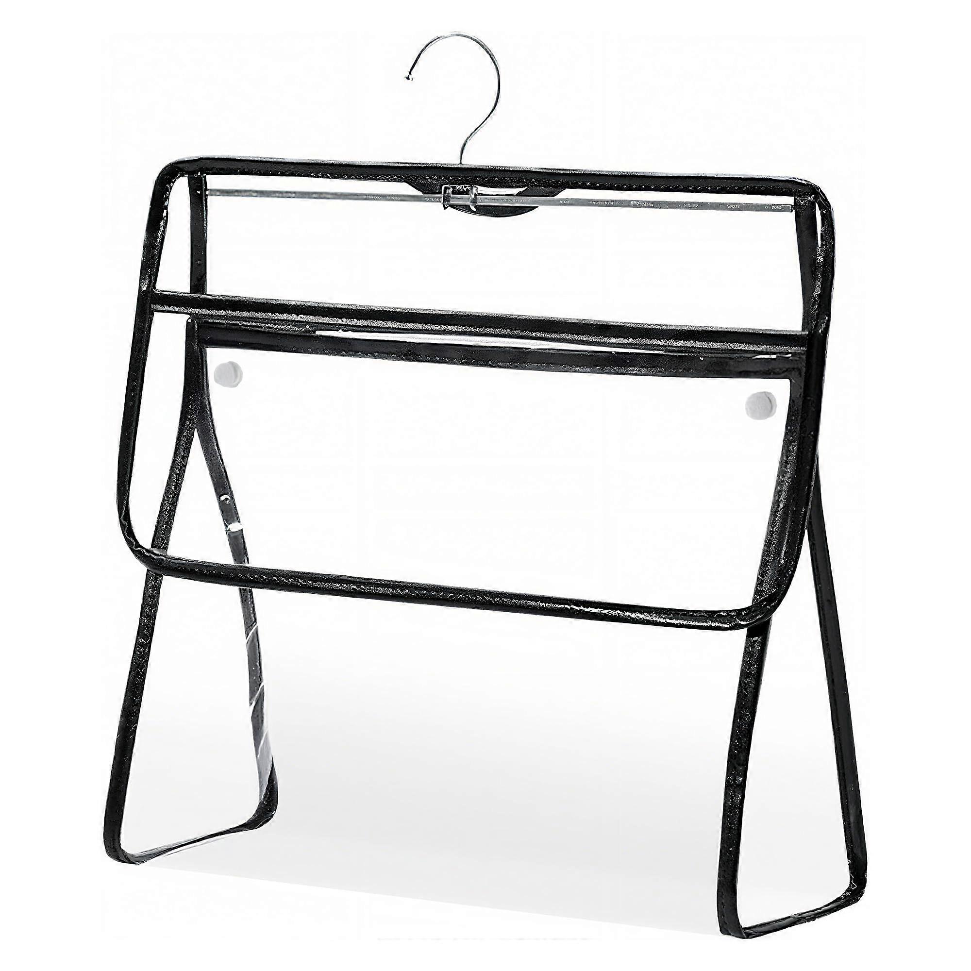 Peg Bag Transparent PVC Material, Hook And Snap Button, Large Capacity Hanging Storage For Clothes On Washing Line