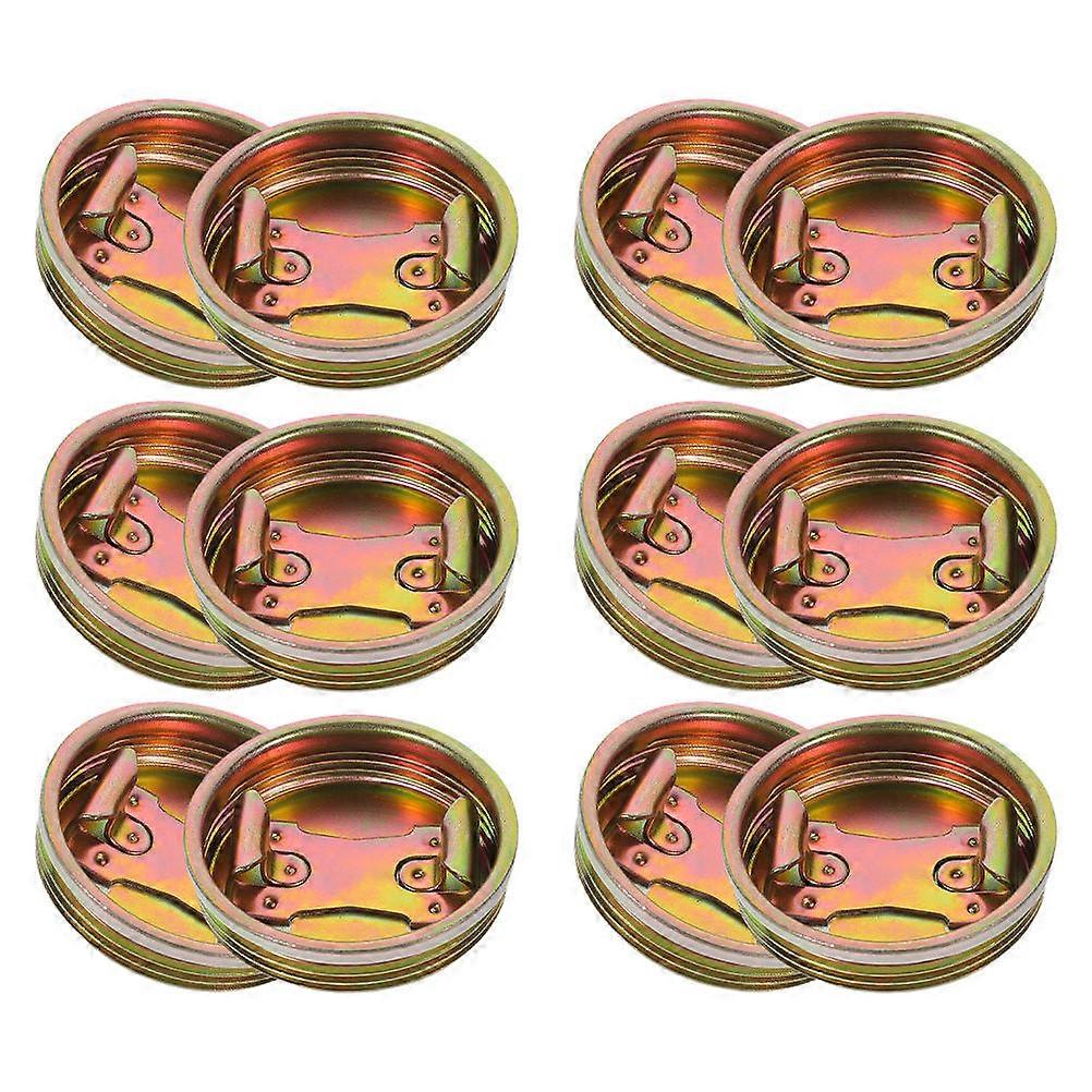 Oil Drum Plug Iron Drum Plug for Sealing 12Pcs Sealing Caps