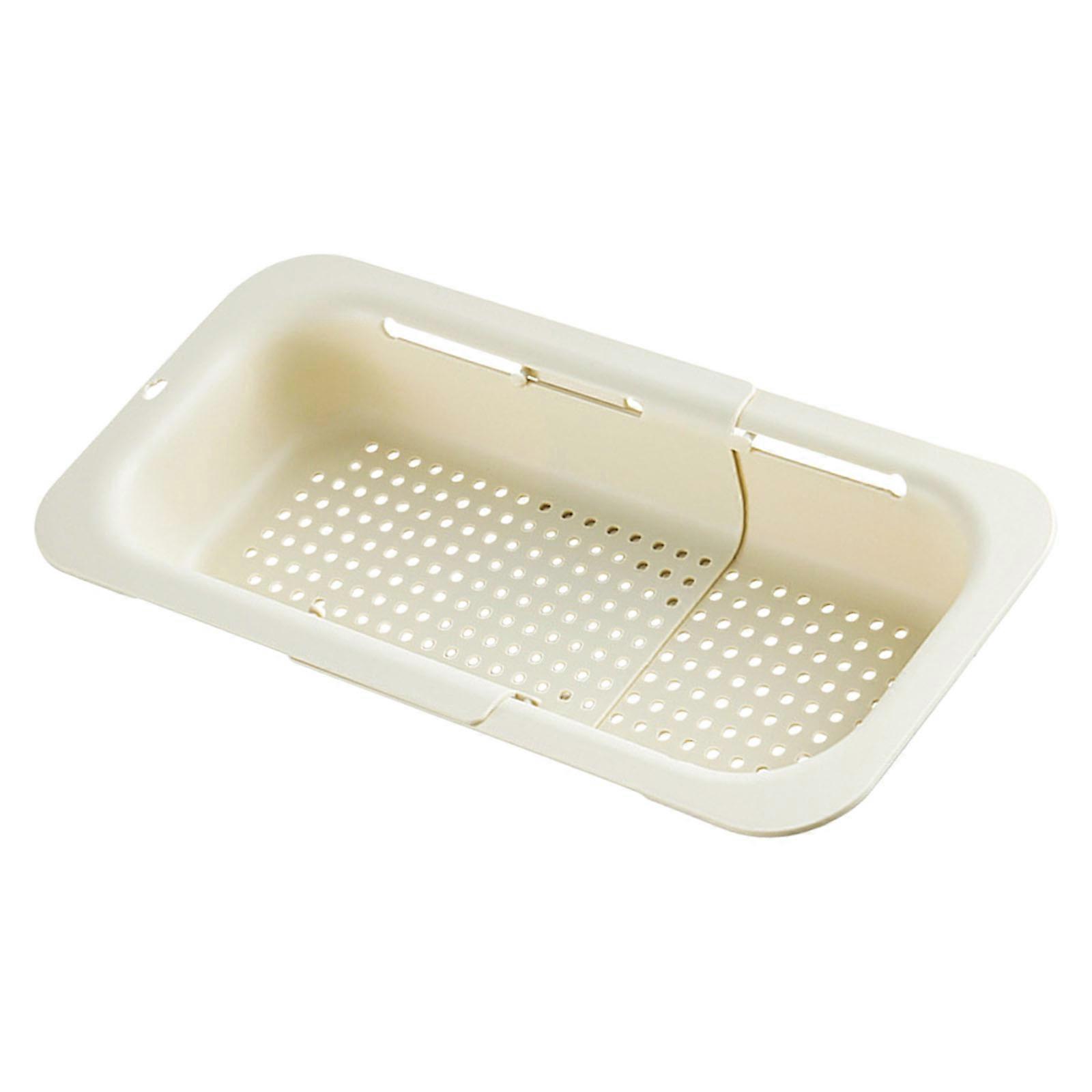 Rustproof Water Drain Basket for Sink Edges Mounting and Vegetable Washing Convenience Multicolor