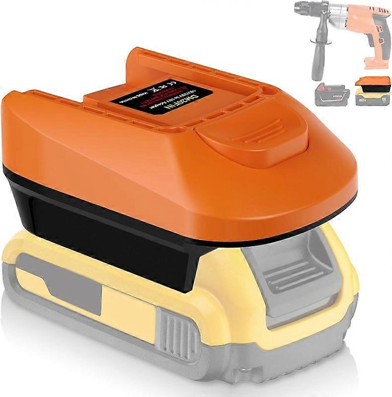 Adapter for Fein 18V Tools for DeWalt for Milwaukee 18v 20v Li-ion Battery to for Fein 18V Cordless Tool