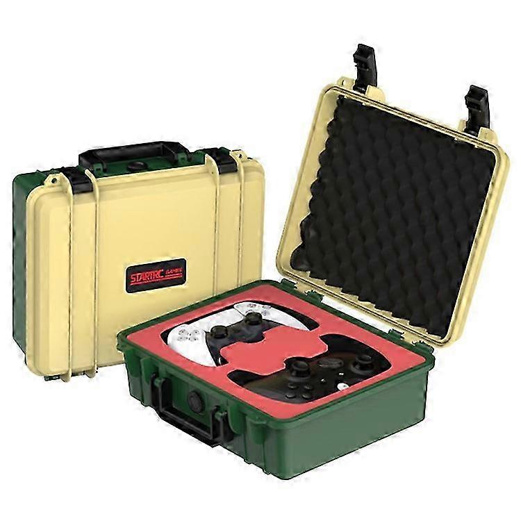 STARTRC GAMES 1143744 Carrying Case Compatible For Sony Playstation 5 / Nintendo Switch Controllers ABS+EVA Waterproof Hard Shell 25-26
