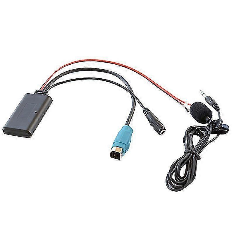 Car Radio KCE-237B AUX Input Replacement 3.5MM Audio MP3 Bluetooth 5.0 Microphone Adapter suitable for Alpine