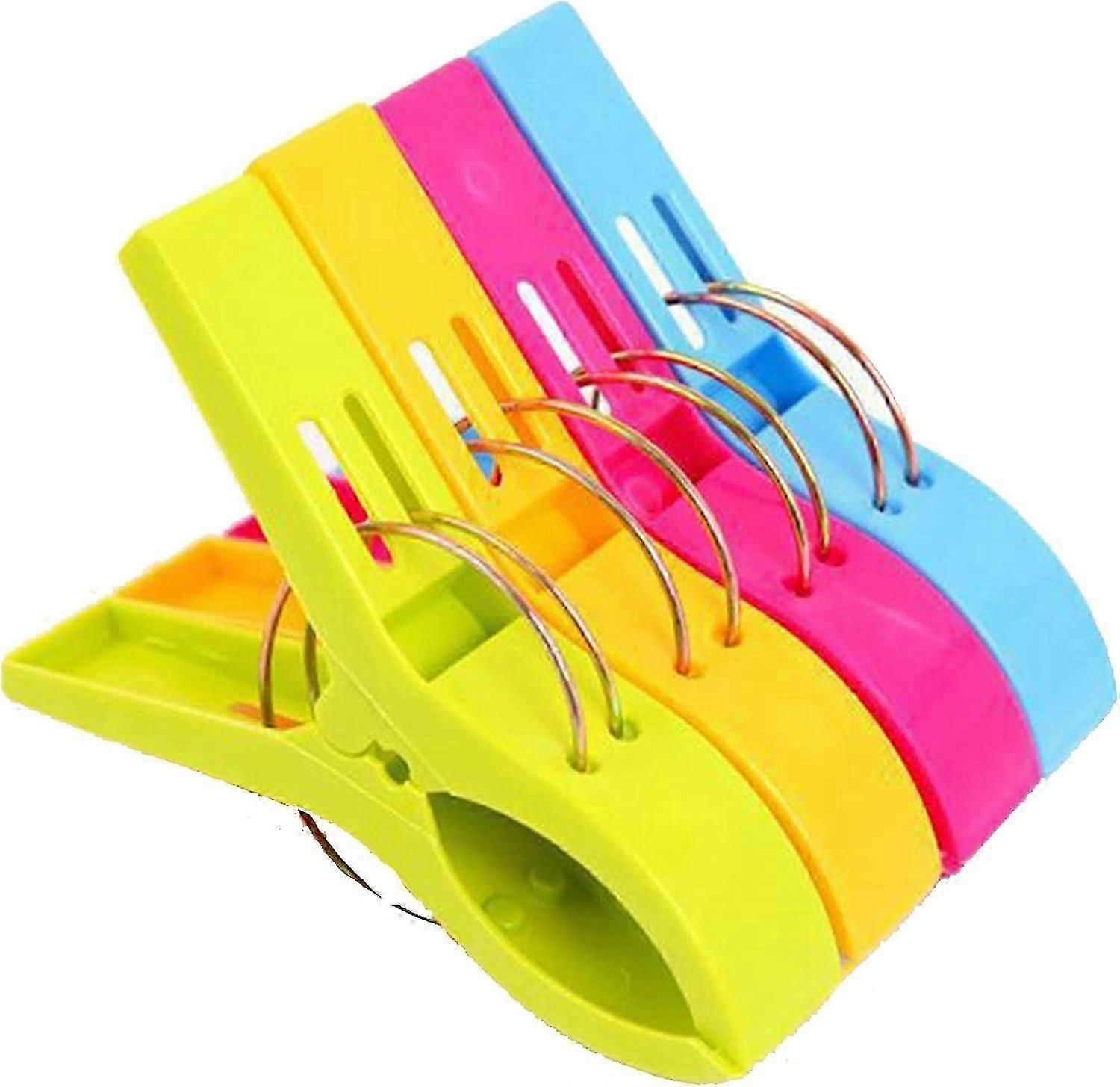 Beach towel clips 4 pack windproof for blankets and clothes