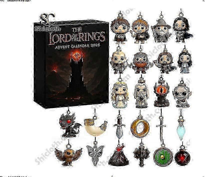Auge von Sauron Herr der Ringe 2025 Advent Blind Box Christbaumschmuck Acryl Anhänger