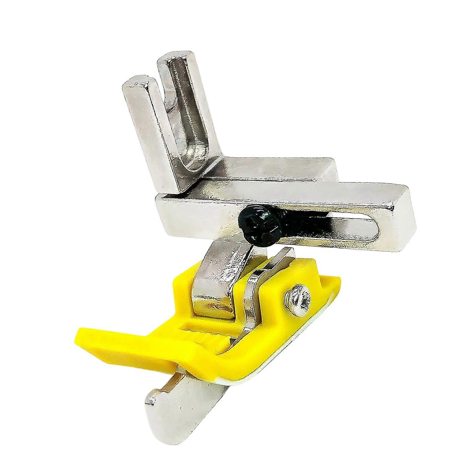 Long Sewing Machine Presser Foot High Accuracy Quilting Attachment Solid Plastic Builds Expert Crafting Tool Multicolor