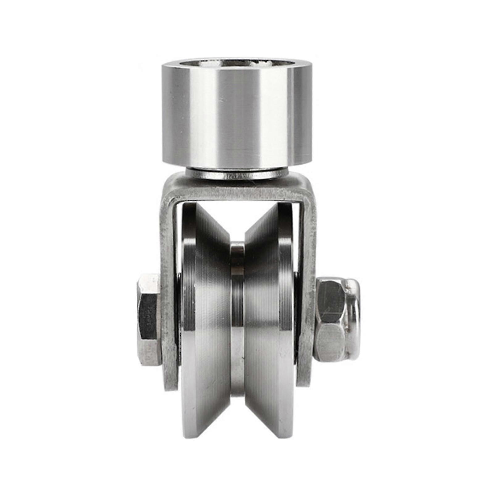 Solid 304 Steel Roller Swivel Pulley Quiet Sliding Gate