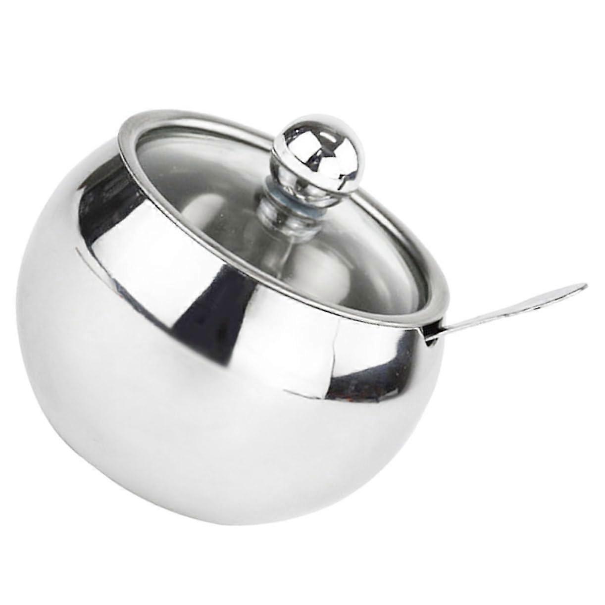 304 Stainless Steel Spice Jar with Lid, Large Capacity Airtight Seasoning Container for Kitchen