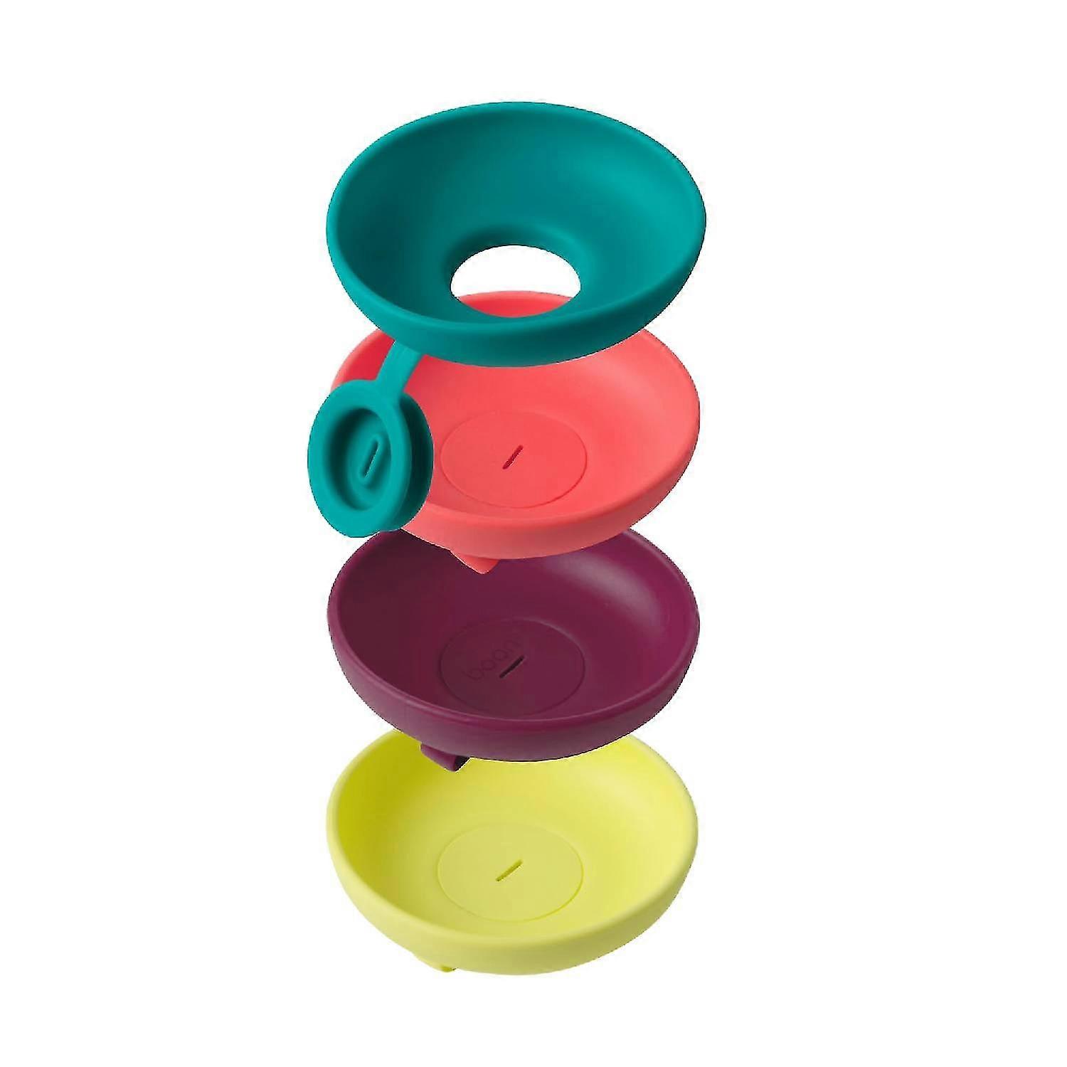 4 قطع حاملات مصاصة سيليكون للأطفال - ماسك آيس كريم خال من التنقيط ، آمن للغسل في غسالة الصحون لفصل الصيف وأعياد الميلاد