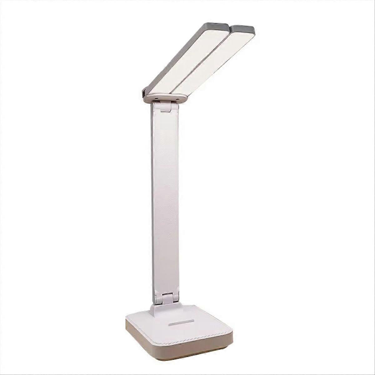 LED Desk Lamp 3 Level Dimmable Touch Night Light Rechargeable White