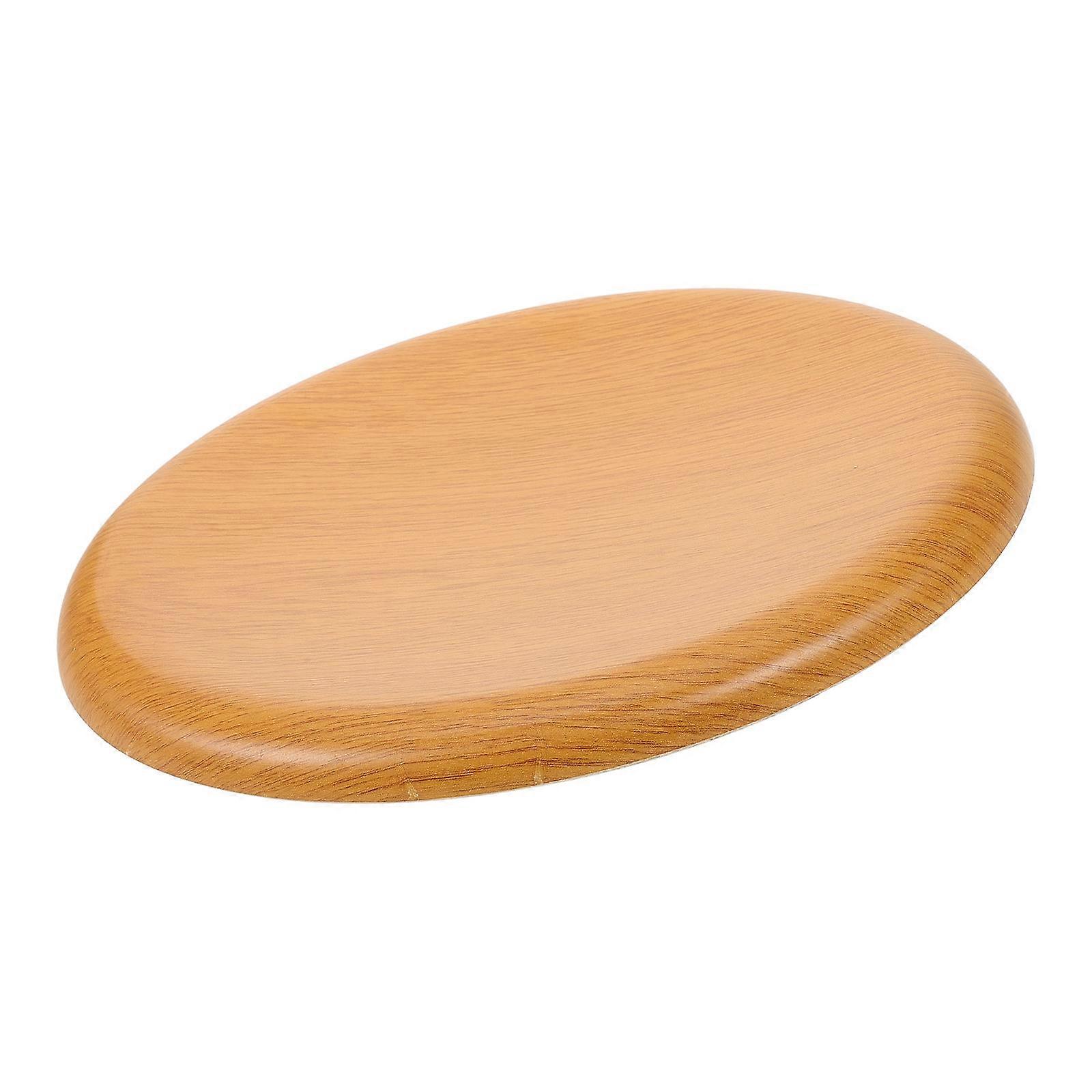 Bar Stool Seat Replacement Wooden Round 2Pcs for Stool Use Light Brown