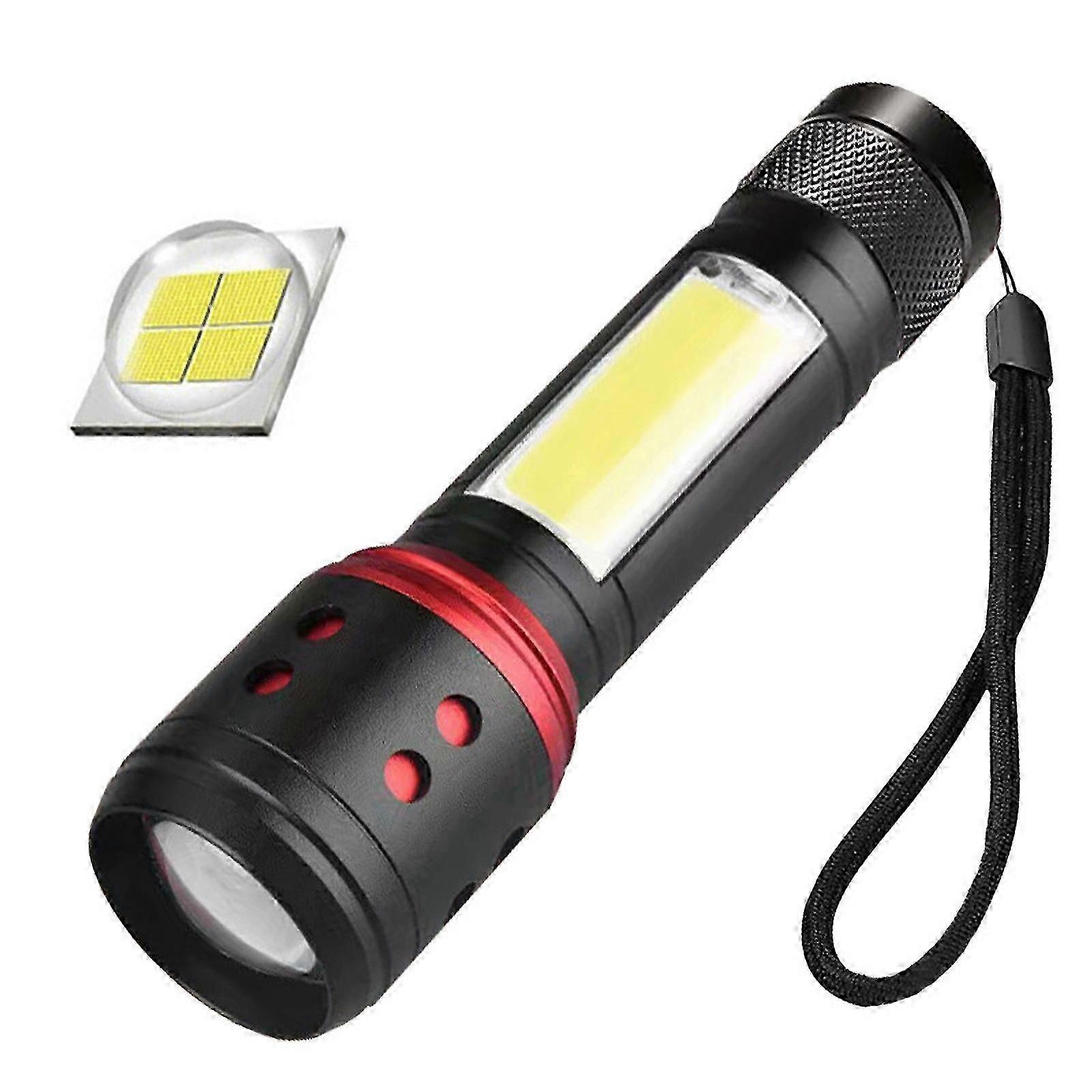 LED Flashlight Lumens Super Bright Flashlight Zoomable Rechargeable Flashlight With Modes Powerful Handheld Flashlight Tactical Flashlight Edition 112