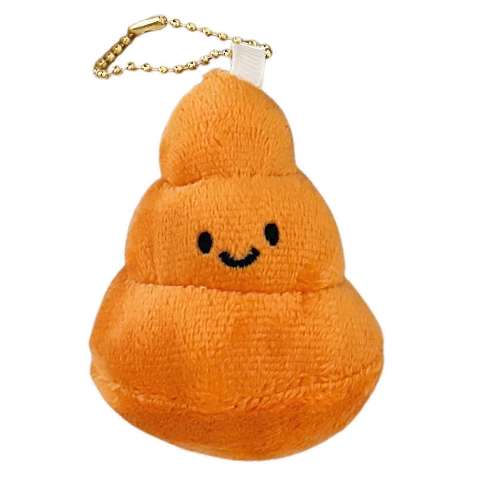 Unique Funny Plush Keychain With Magnetic Closure Sturdy Faux Hair Construction Multi Purpose Decoration For Daily Essential Multicolor