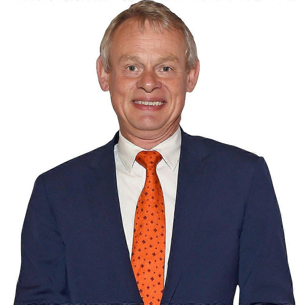 Martin Clunes (Orange Tie) Half Body Buddy Cutout