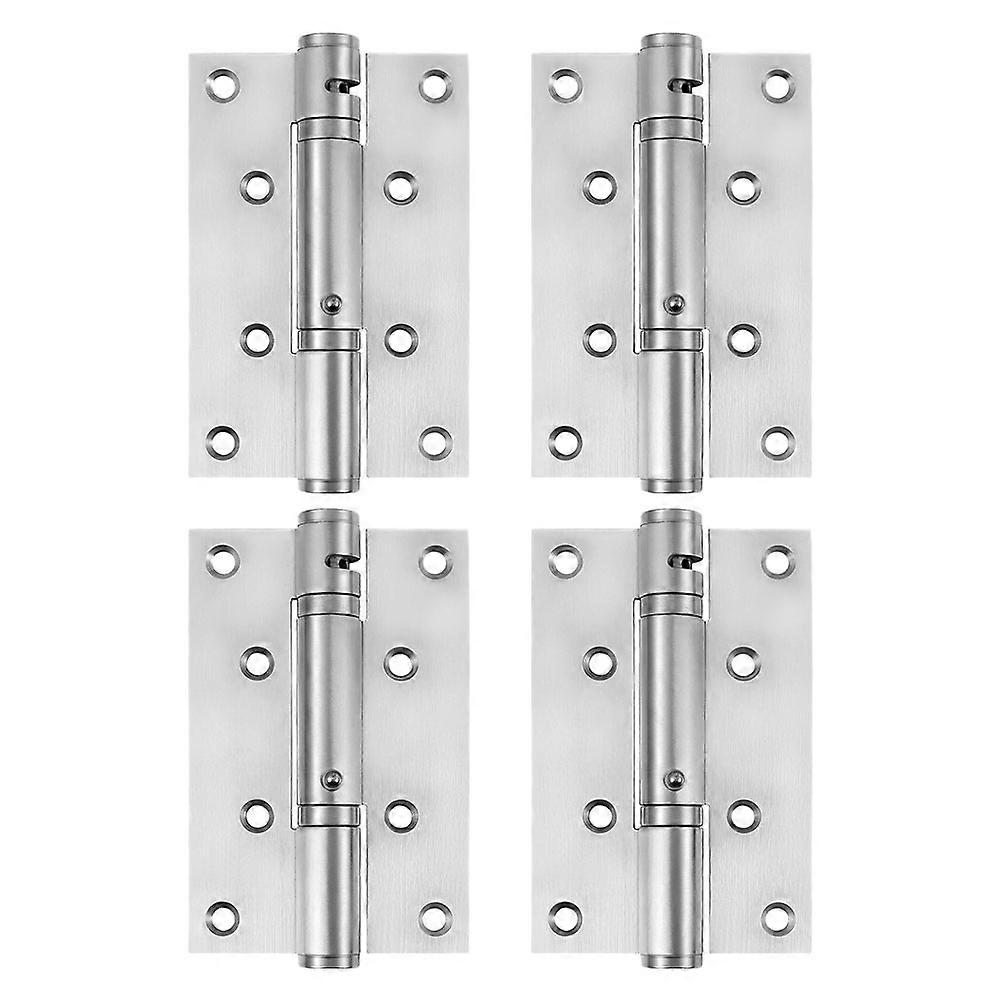 Hidden Stainless Steel Door Hinge Self Closing Spring Loaded 4Pcs