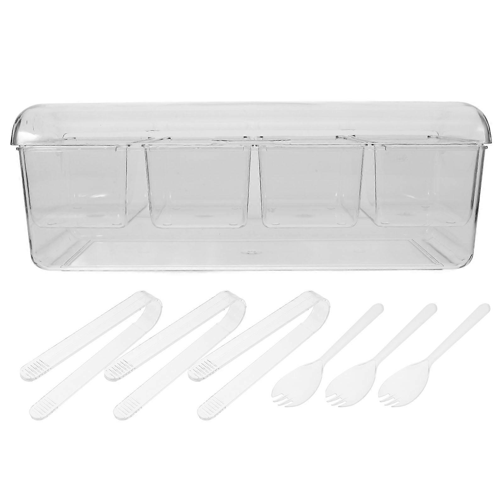 Kitchen Food Storage Container for Salads with Lid 1Set