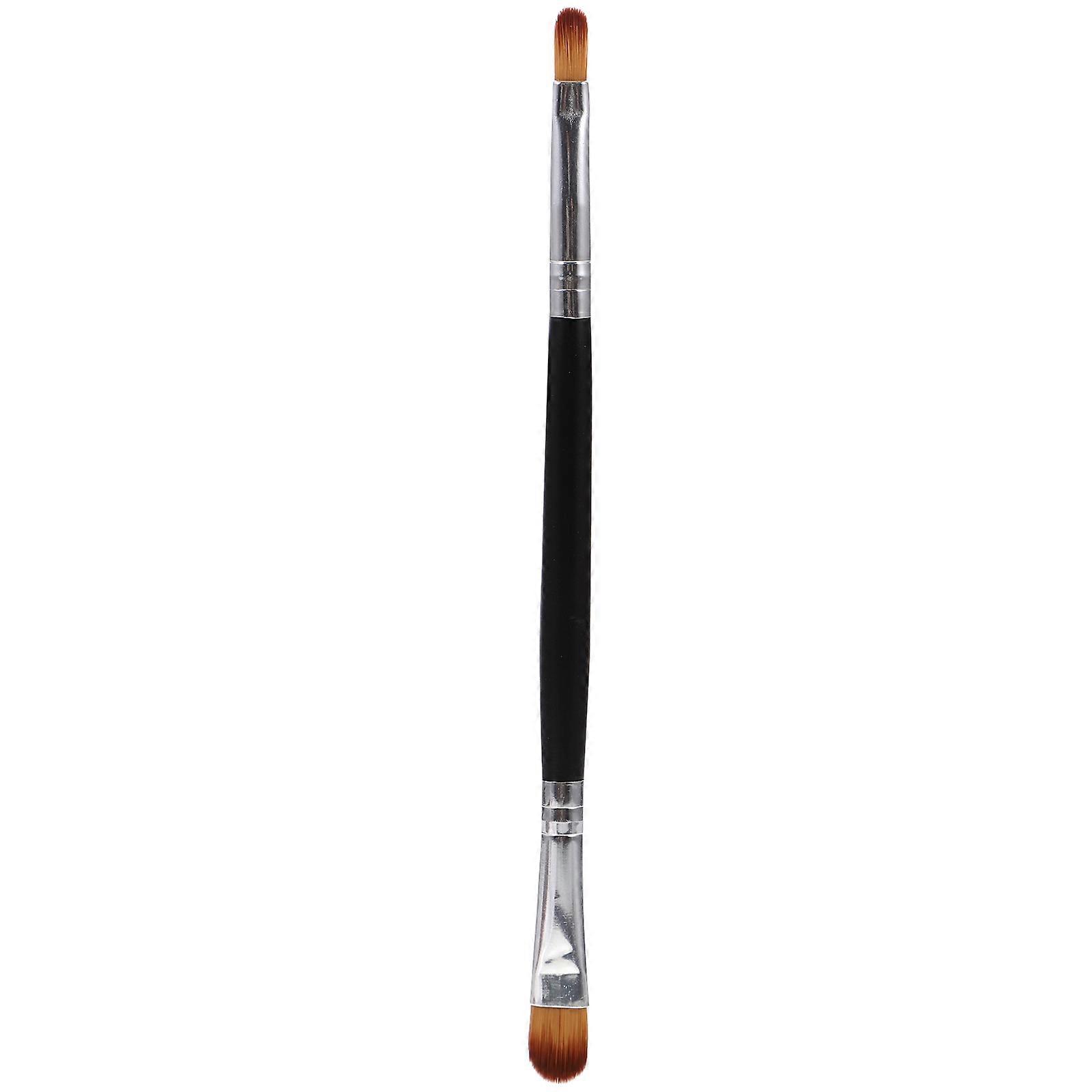 Premium Synthetic Fiber Eye Shadow Brush for Makeup Use with Silver Handle Various Sizes