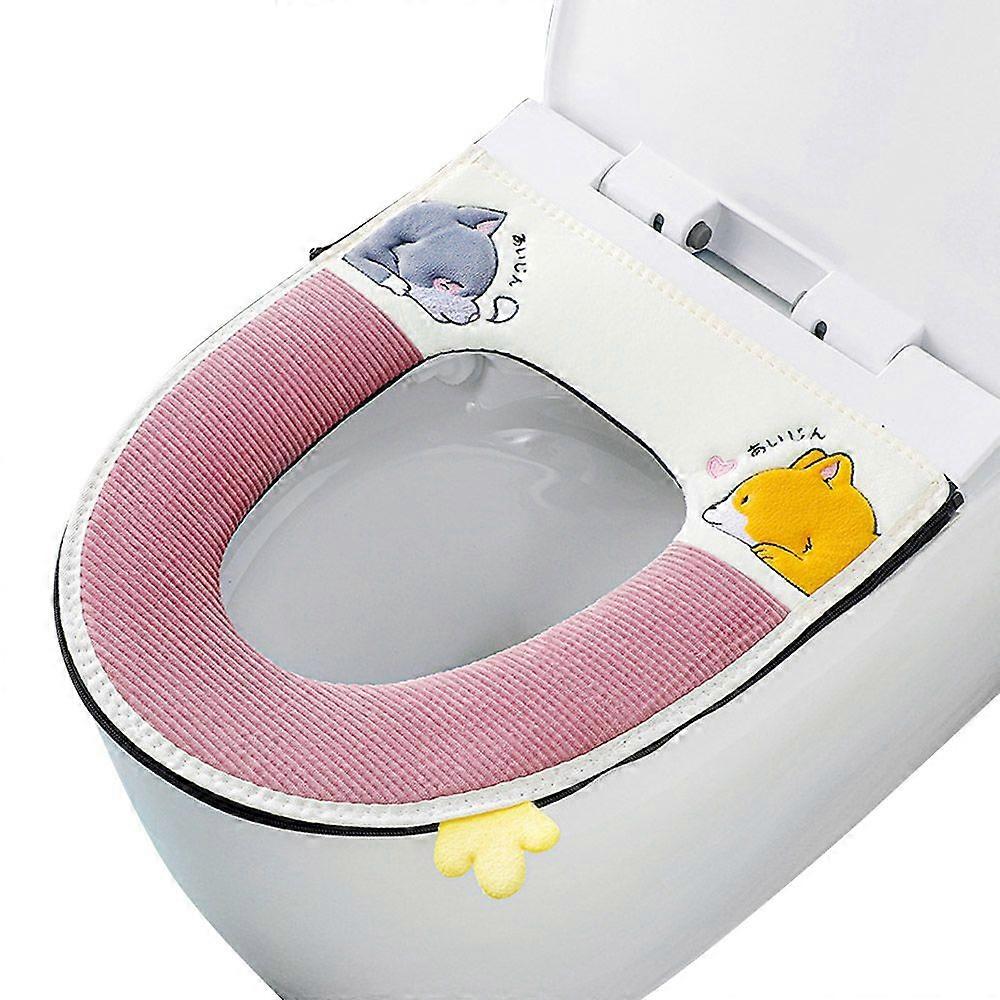 Simpatico cuscino per WC ispessito cuscino per WC maniglia per cerniera coperchio WC
