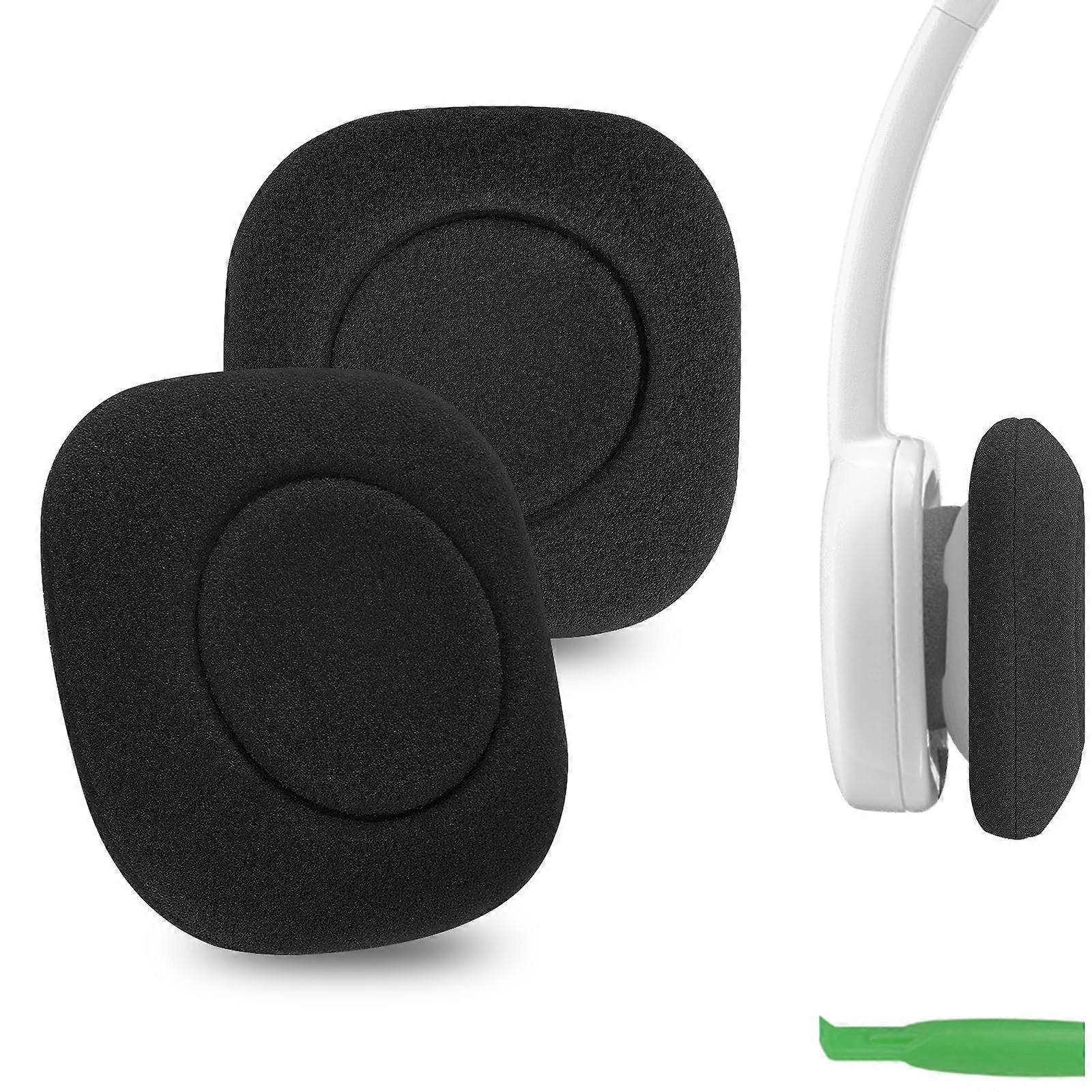 QuickFit Foam Replacement Ear Pads for Headphones Black