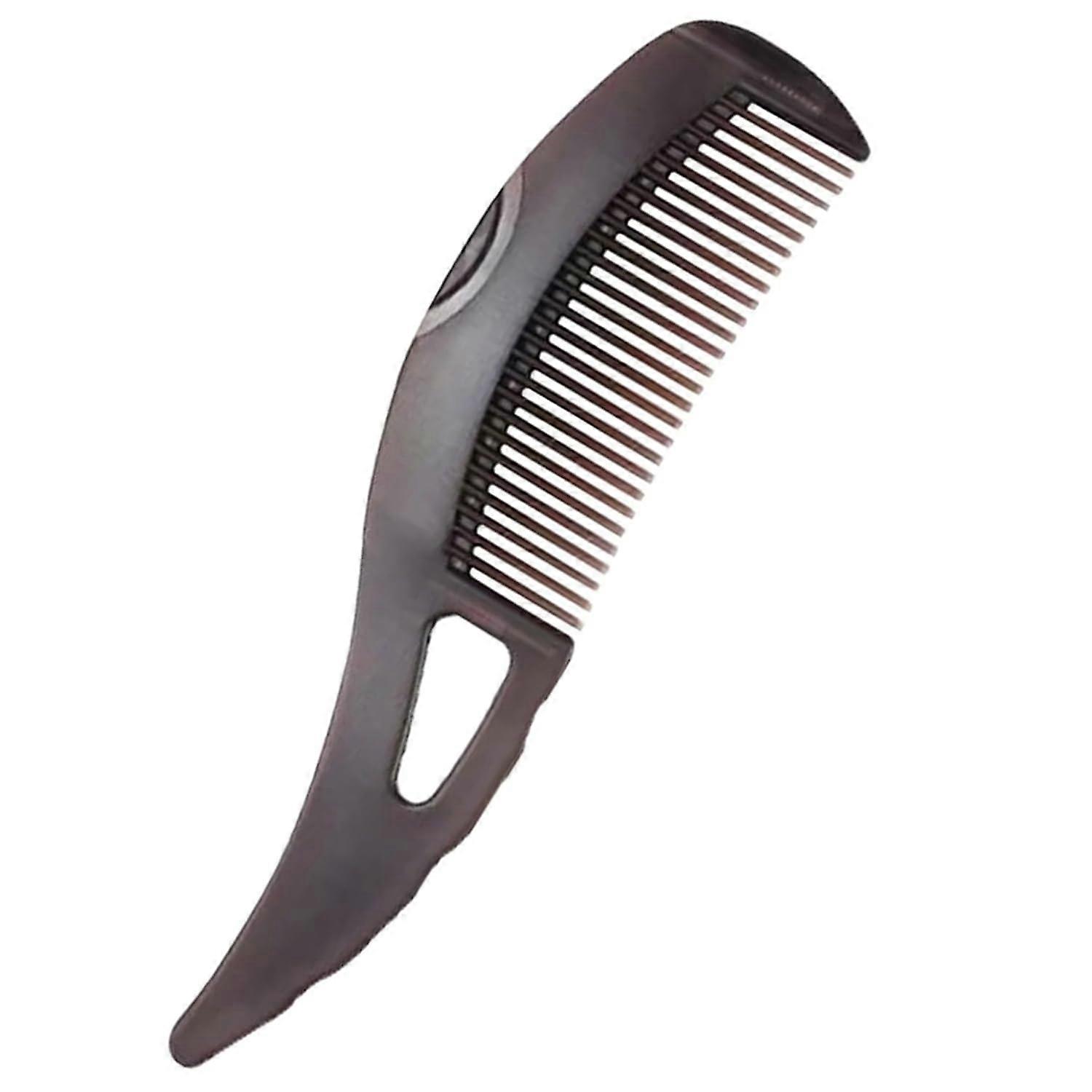 Scalp Massager Comb for Dandruff Removal, Wide Tooth Ergonomic Design, Carbon Fiber Heat Resistant