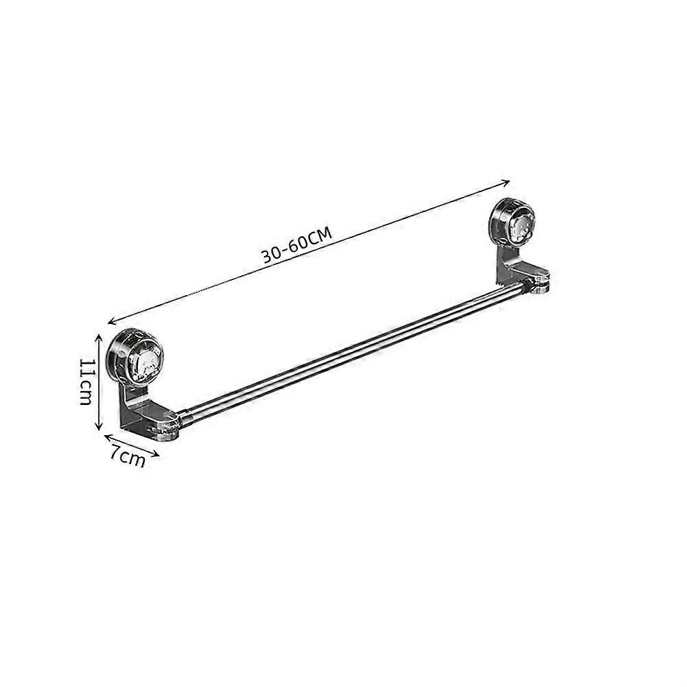 Adjustable Towel Holder Suction Cup Towel Bar Multi-Functional Rack