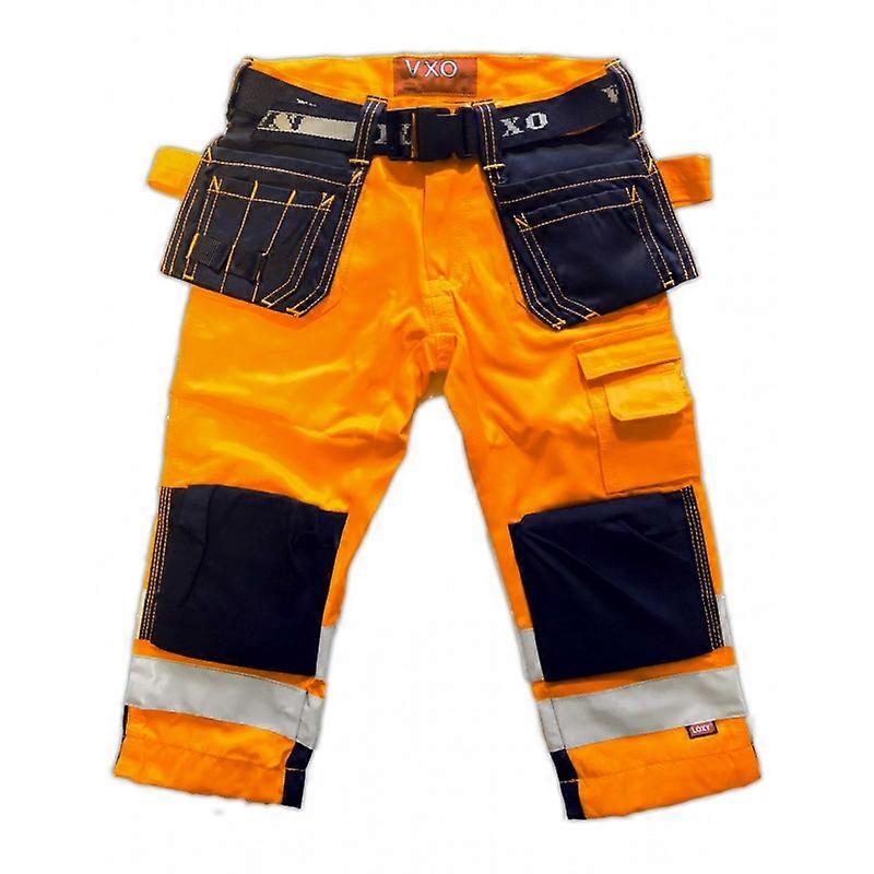 Calças de trabalho com refletor Loxy Laranja