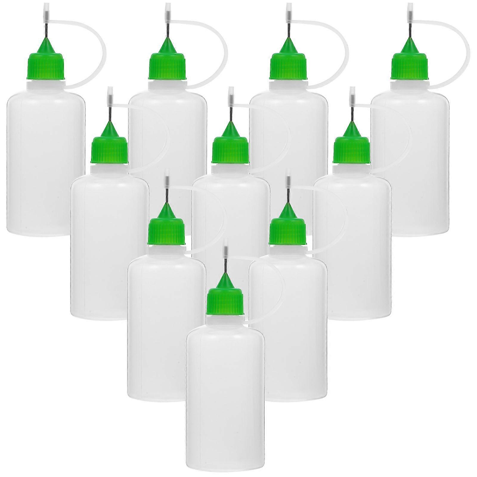 Glue Applicator Bottles Needle Tip Squeeze Bottles for Storage 50Pcs