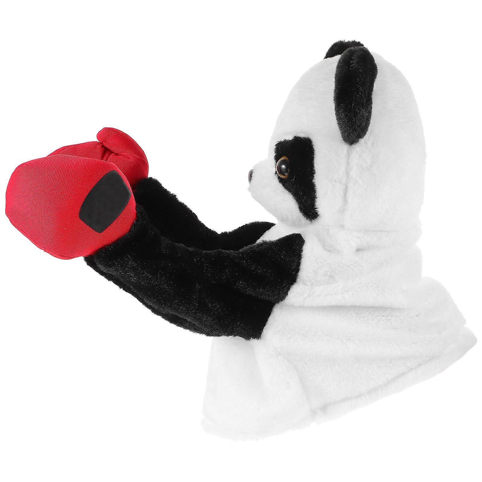Interactive Hand Puppet Stuffed Boxing Hand Puppet Toy Hand-Brain Coordination 1Pack