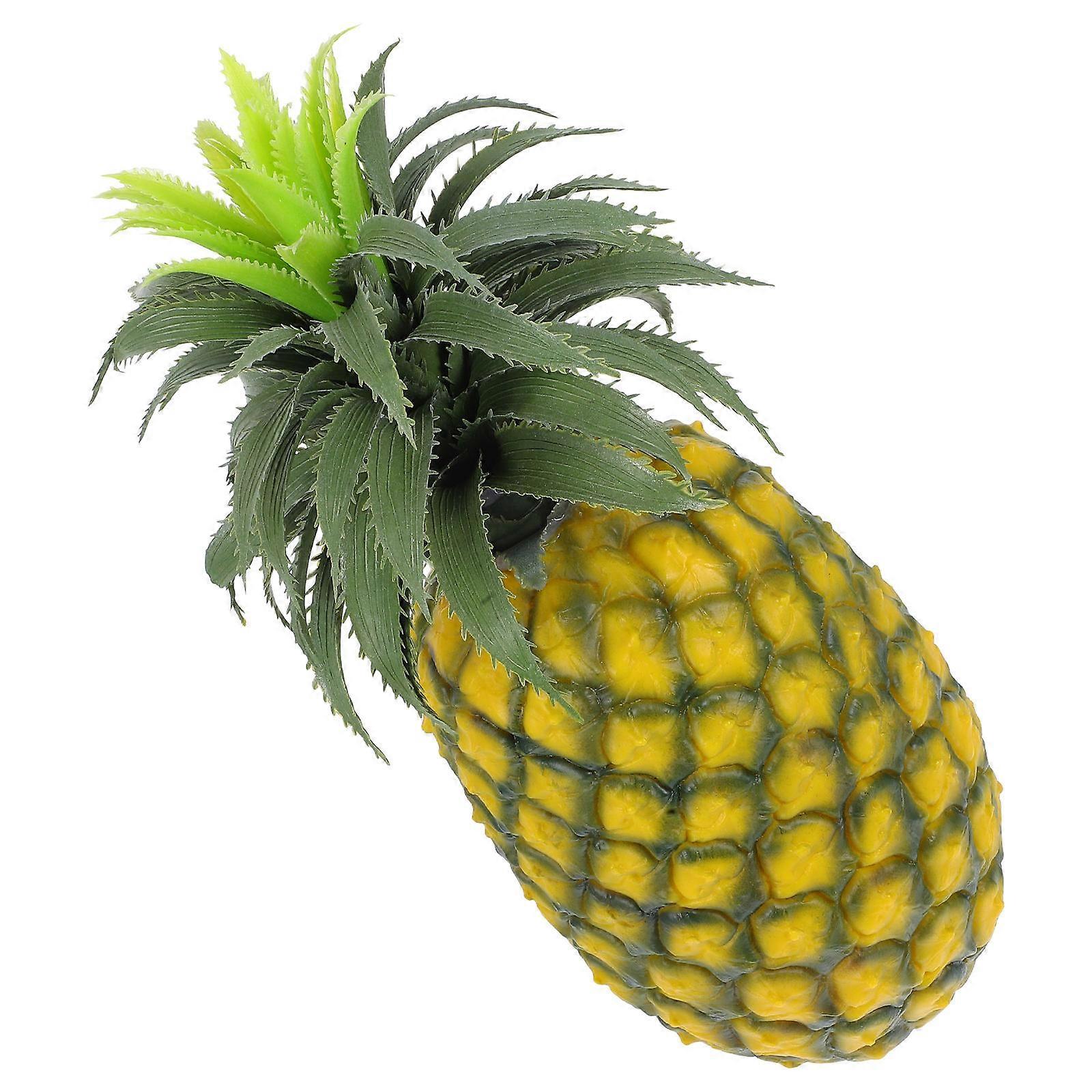 Realistic Plastic Pineapple Model for Decoration Kitchen and Home Decor