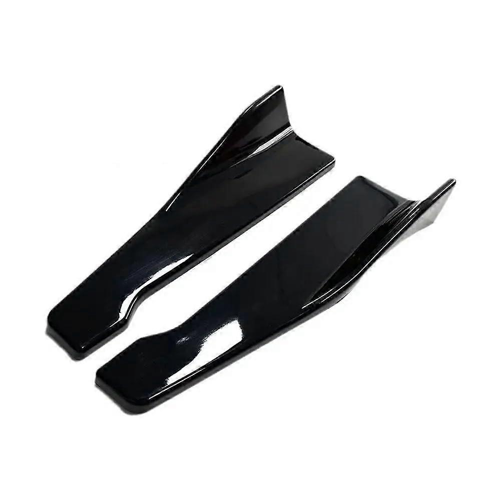 Universal Car Bumper Lip Spoiler Splitter Diffuser, PP Material, Scratch Resistant, 2pcs