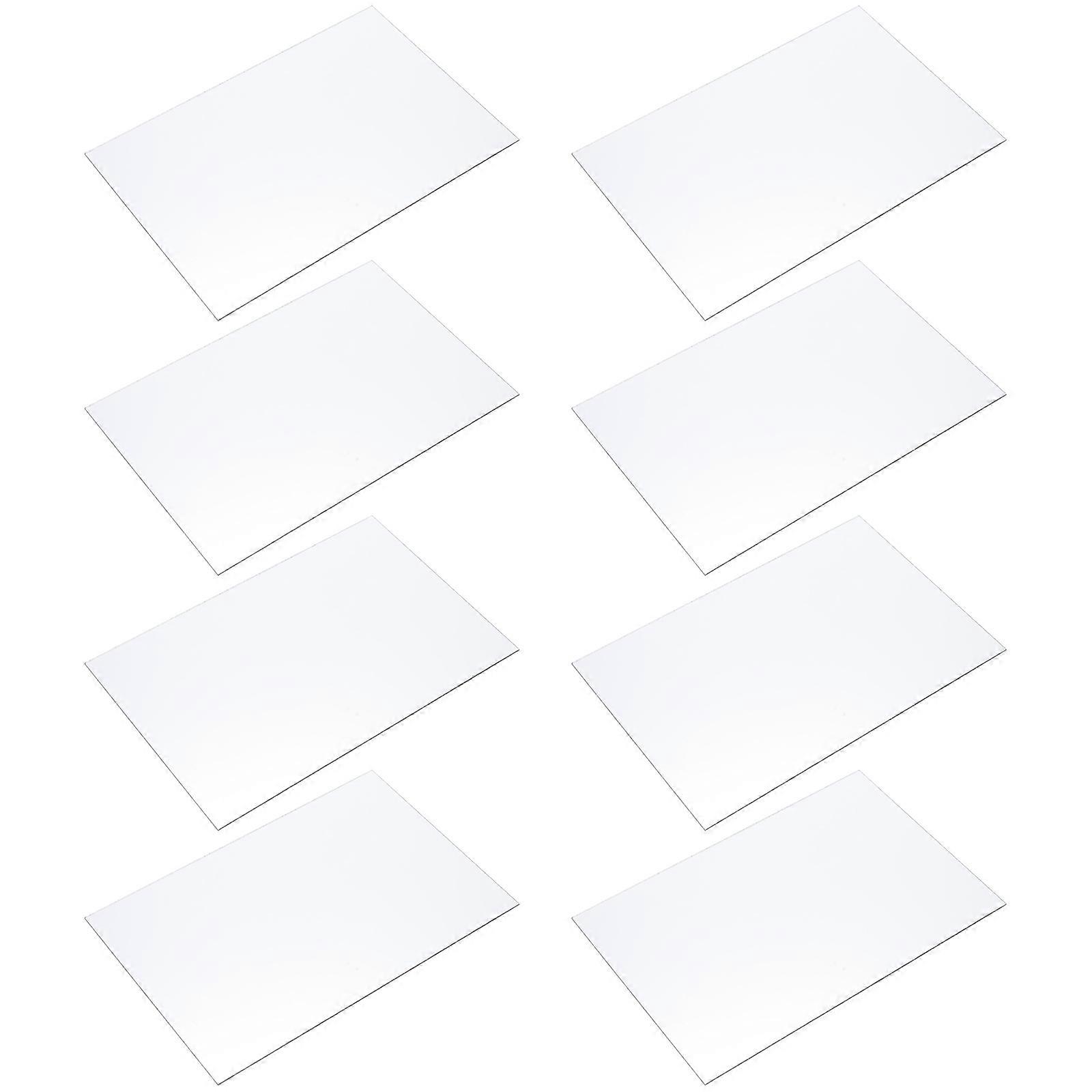 Anti-Shatter Acrylic Mirror Sheets 8Pcs for Wall Decoration Use