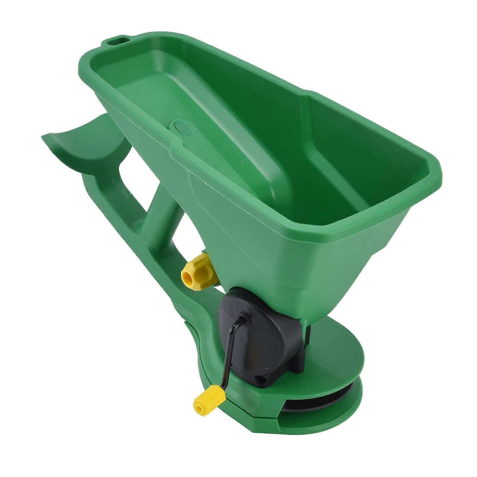 Handheld Seed Spreader with 5Level Adjustable Output for Precise Lawn and Garden Seeding