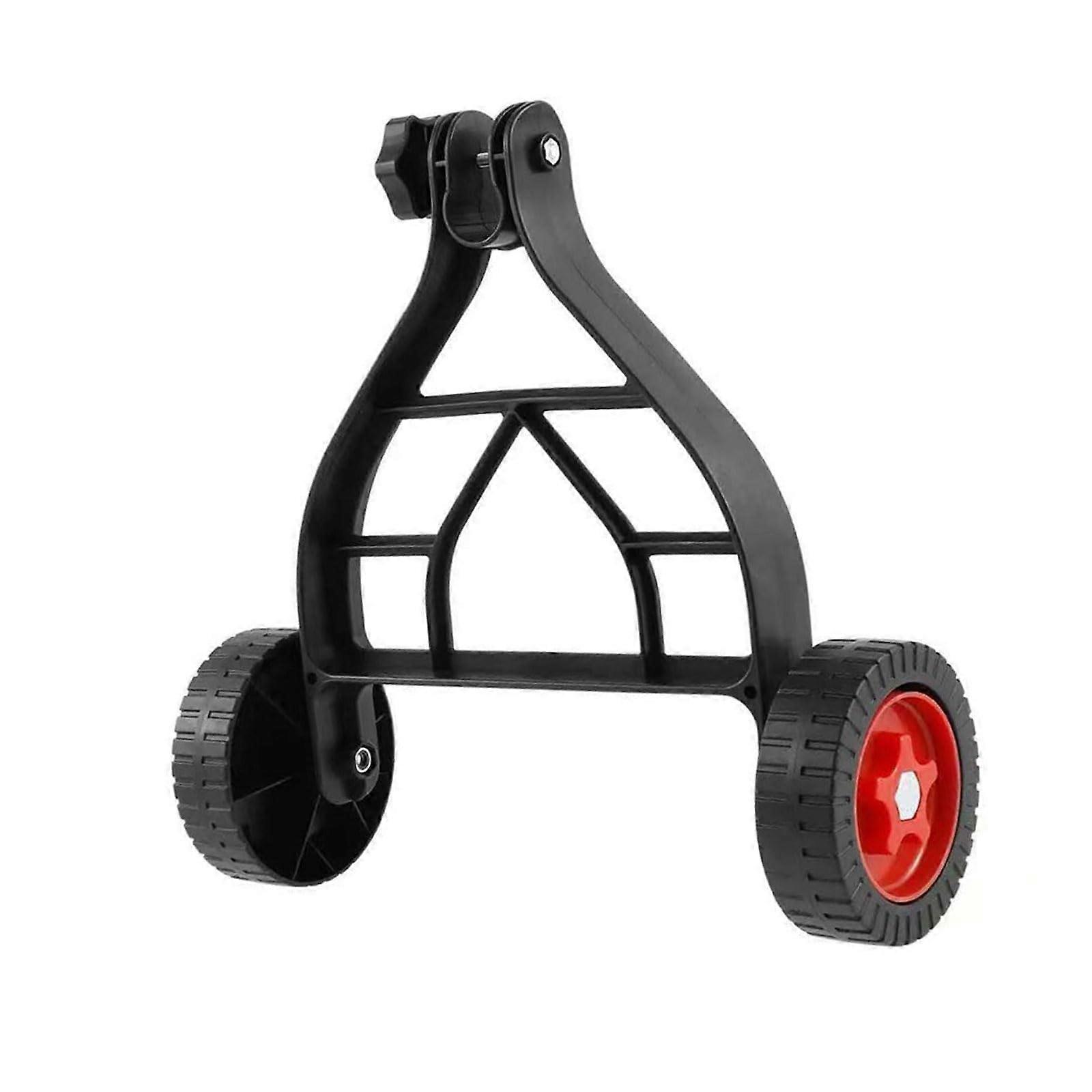 String Trimmer Wheel Attachment with Adjustable Height for Enhanced Cutting Stability and Reduced Fatigue