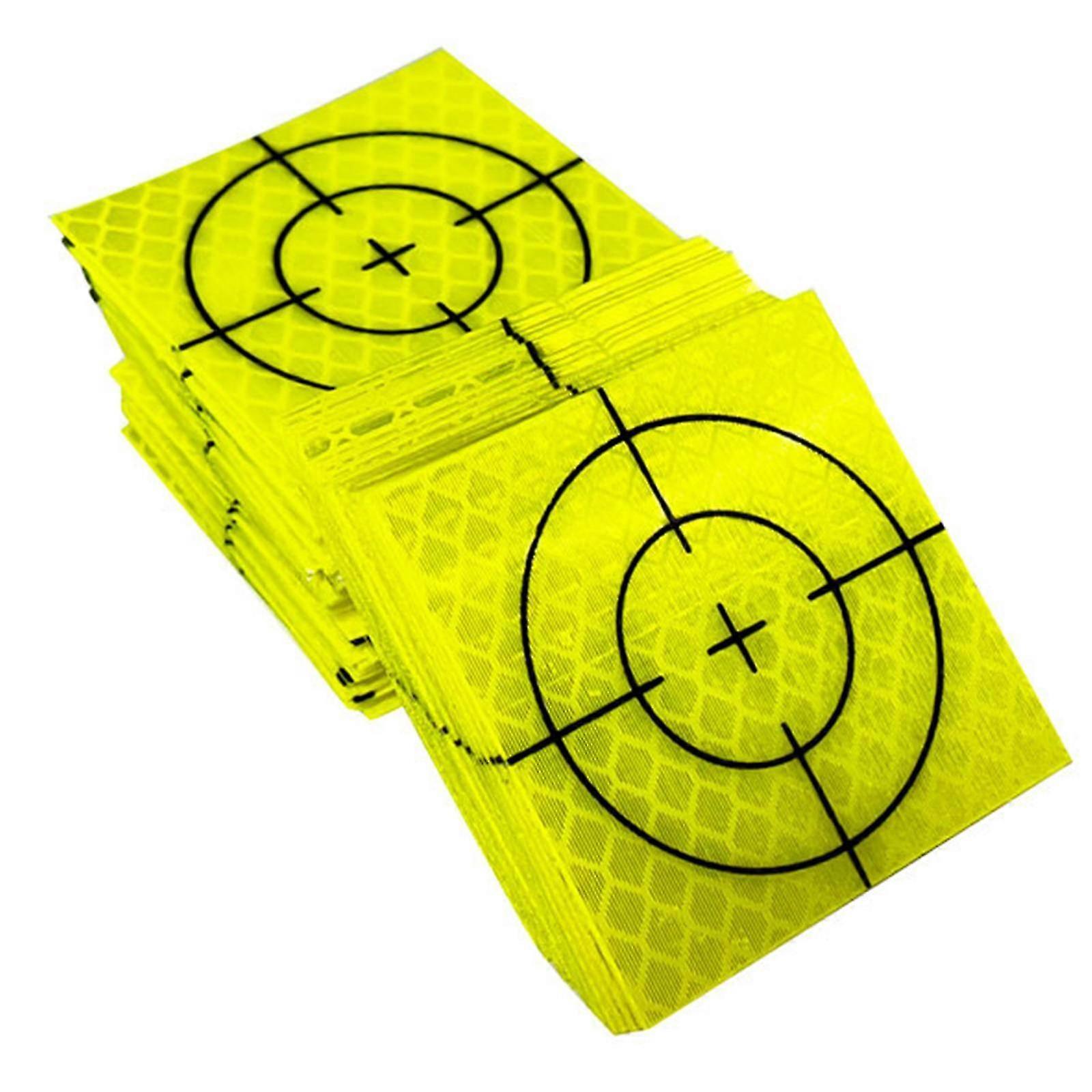 2025 100Pcs Reflective Tape Target Reflector Target Sheets for Tunnel