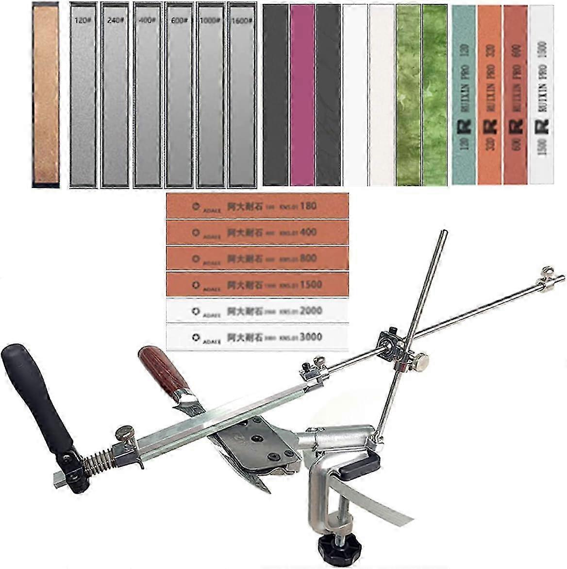 Precise Angle Adjustment Knife Sharpener System with 360° Flipping Design 26-27s