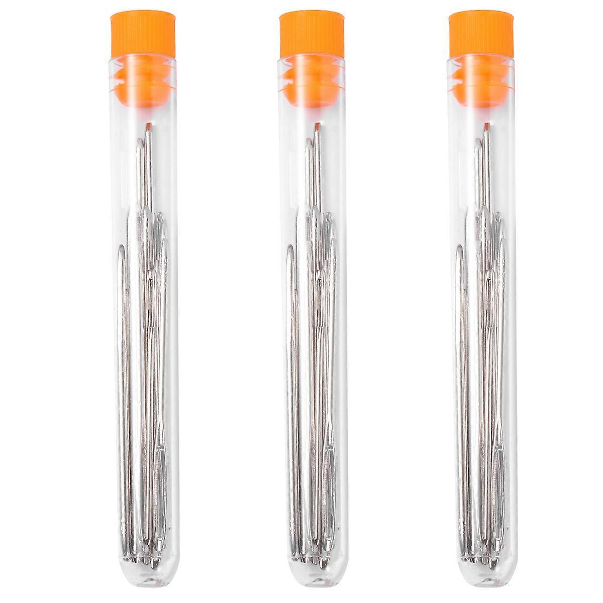 Clothes Sewing Needle Large Hole Needles for Knitting Use 108Pcs Set with Storage