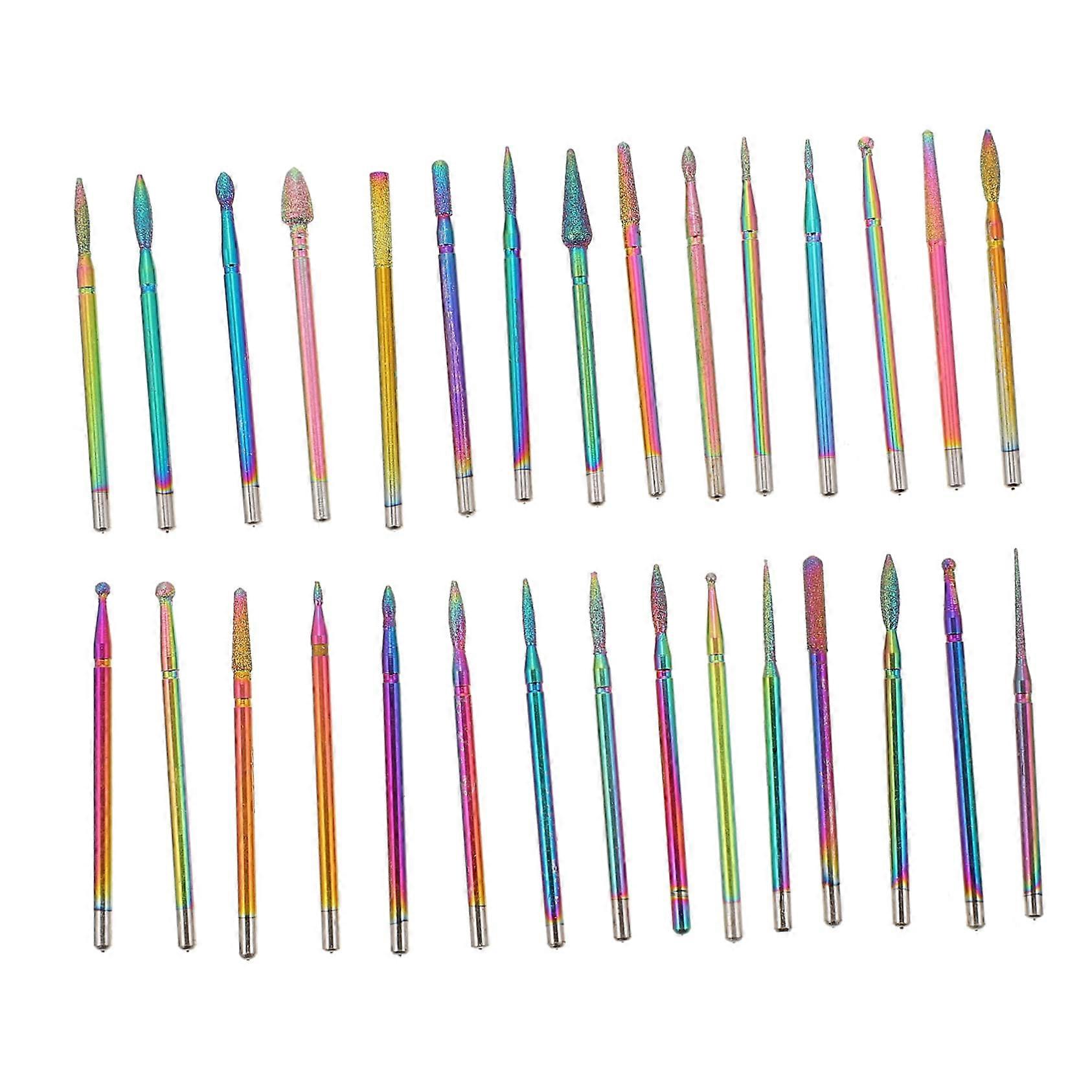 Professional Nail Drill Bits Set for Efficient Shaping Grinding and Manicure Pedicure