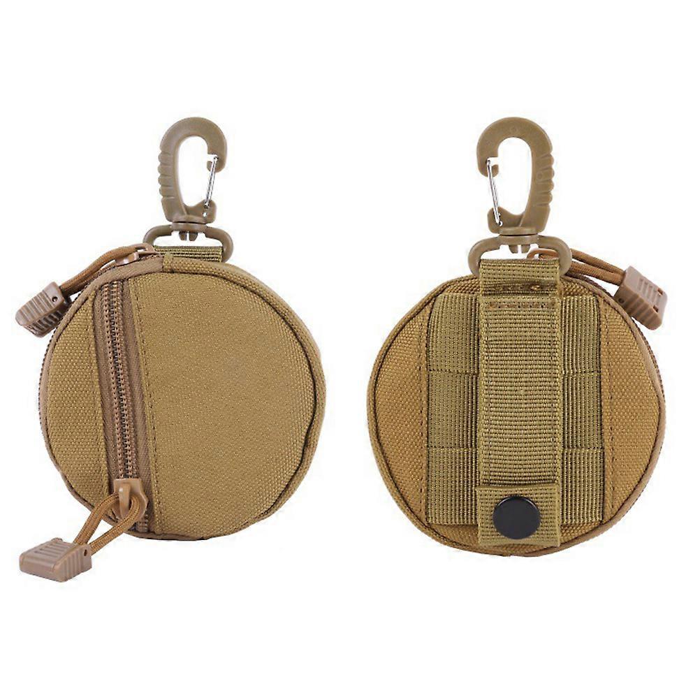 Key Storage Bag for Storing Keys 3Pcs Practical Key Pouches Coffee Color