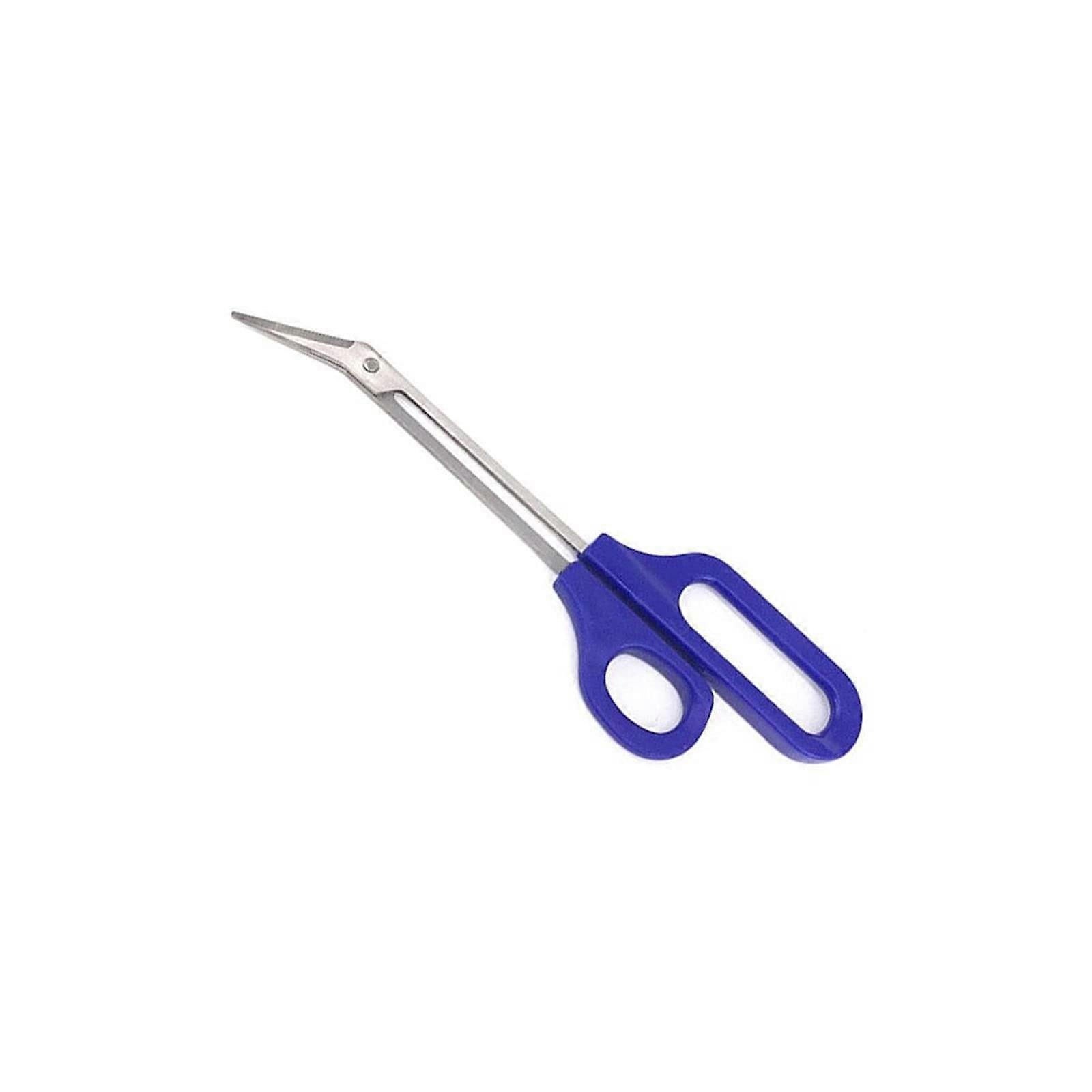 Long Handled Toenail Clippers with Precision Cutting Blades, Angled Nail Scissors for Thick Nails